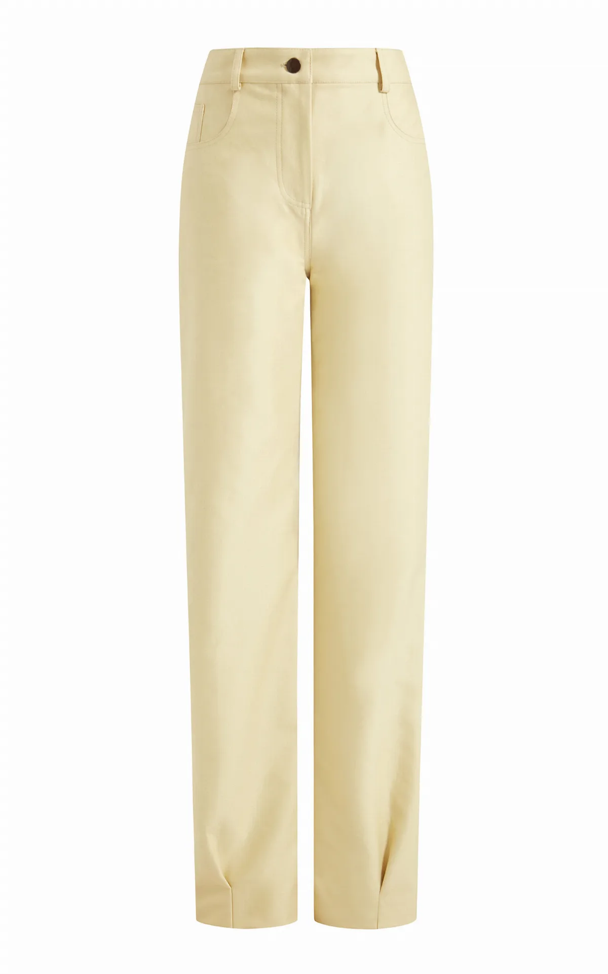 Armine Cotton High-Rise Straight-Leg Jeans