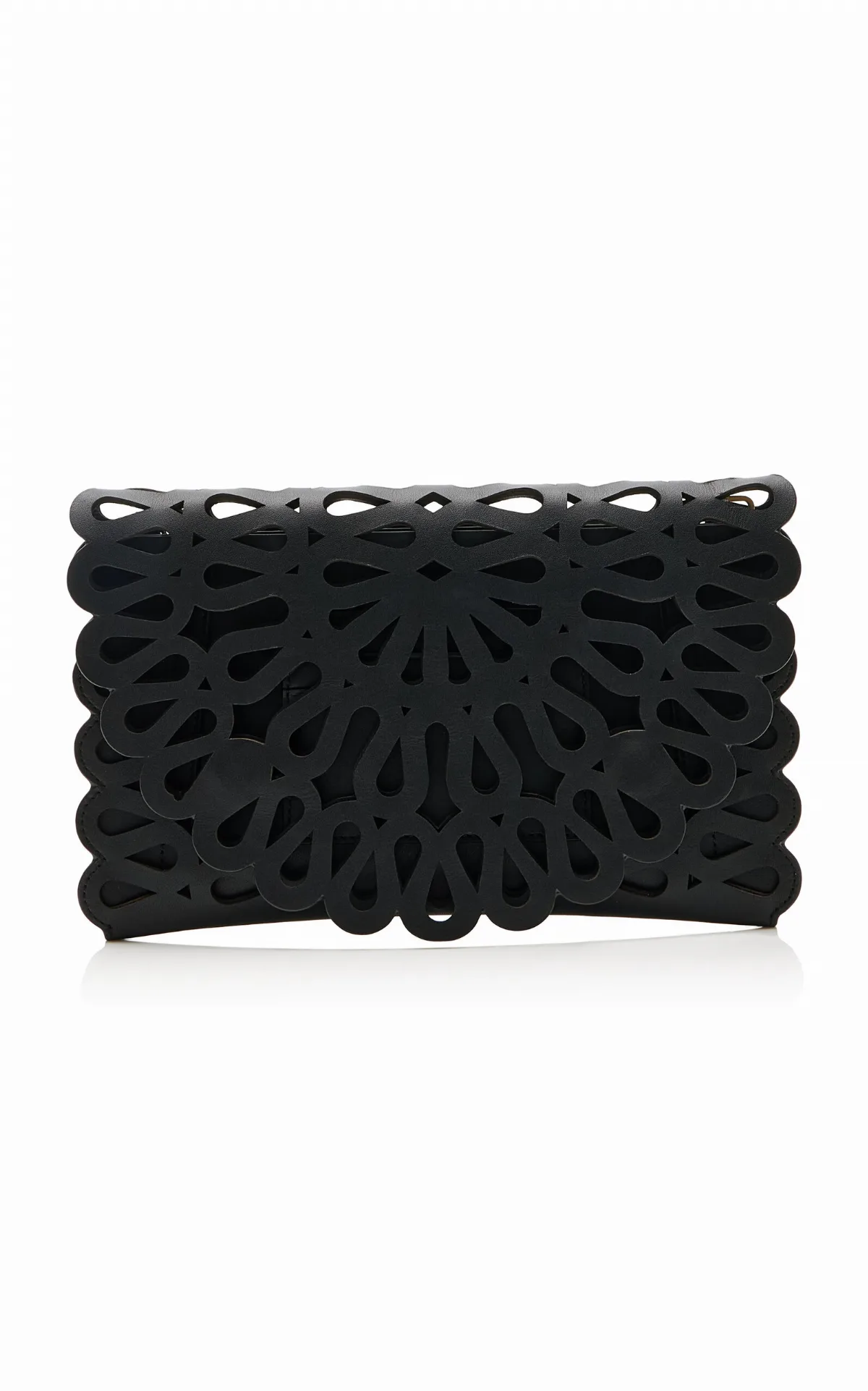 McCall Laser-Cut Leather Clutch