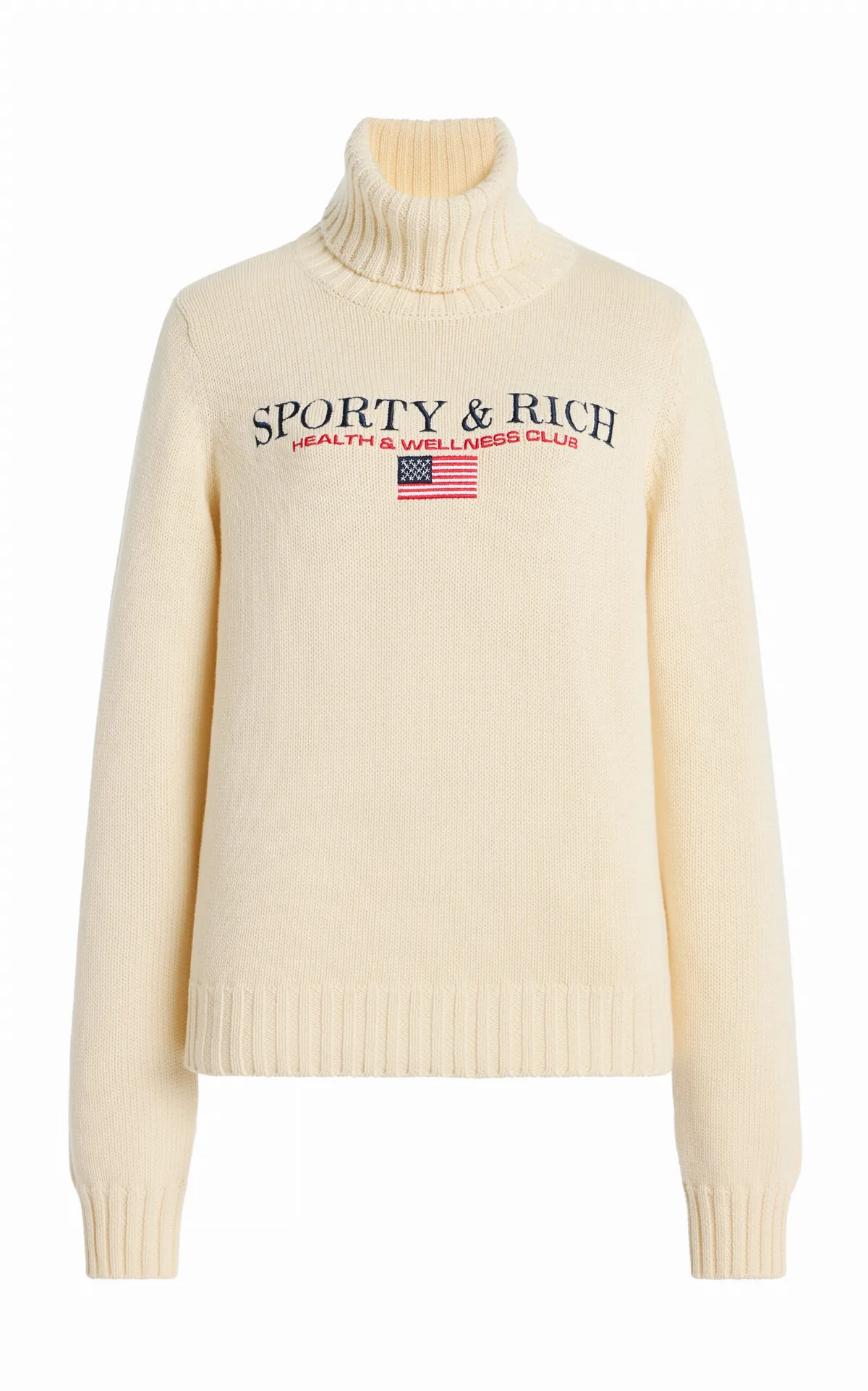 Nautical Knitted Cotton Sweater by Sporty & Rich