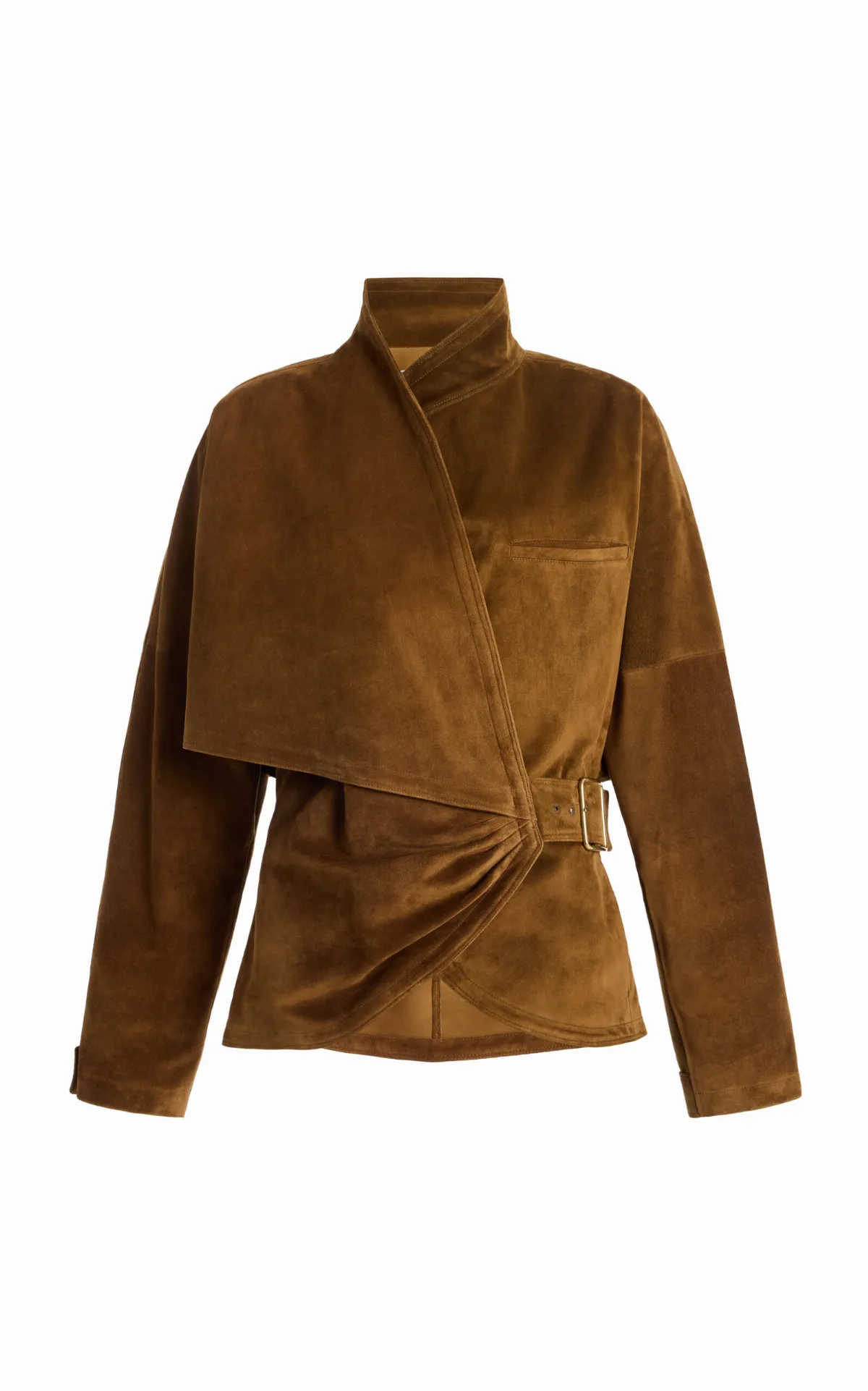Cindy Suede Contour Jacket by DARKPARK