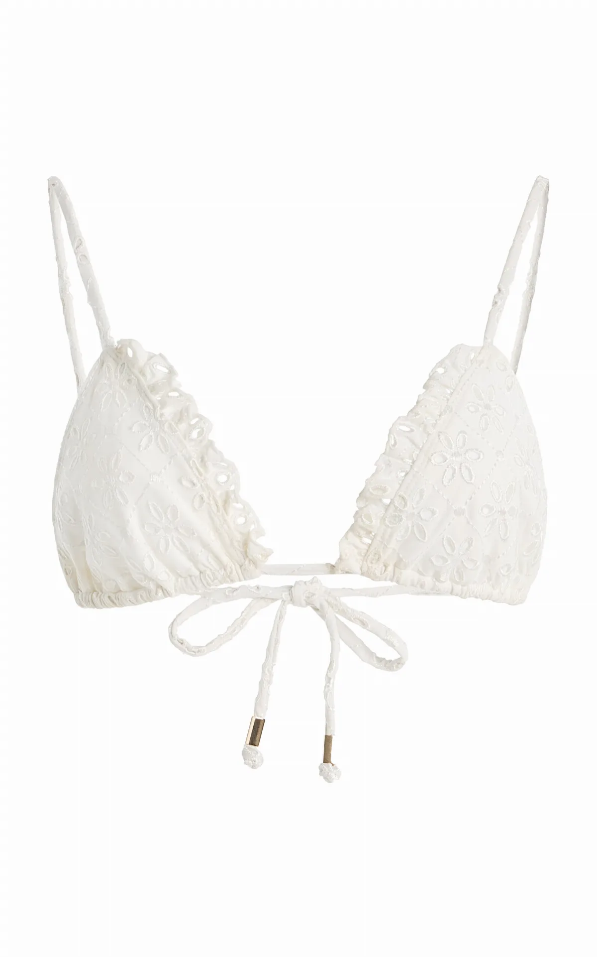 Kennie Broderie Anglaise Bikini Top