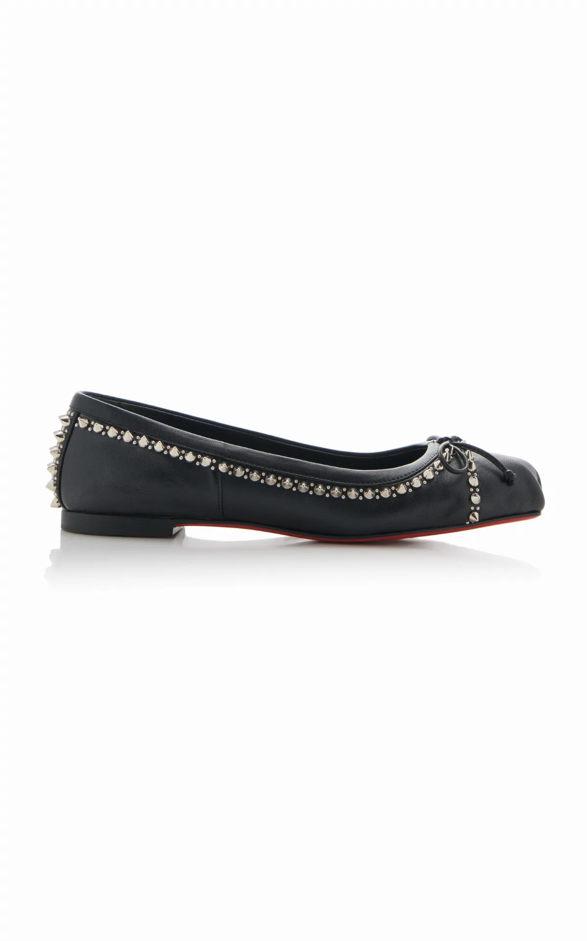 Mamadrague Spiked Leather Ballet Flats