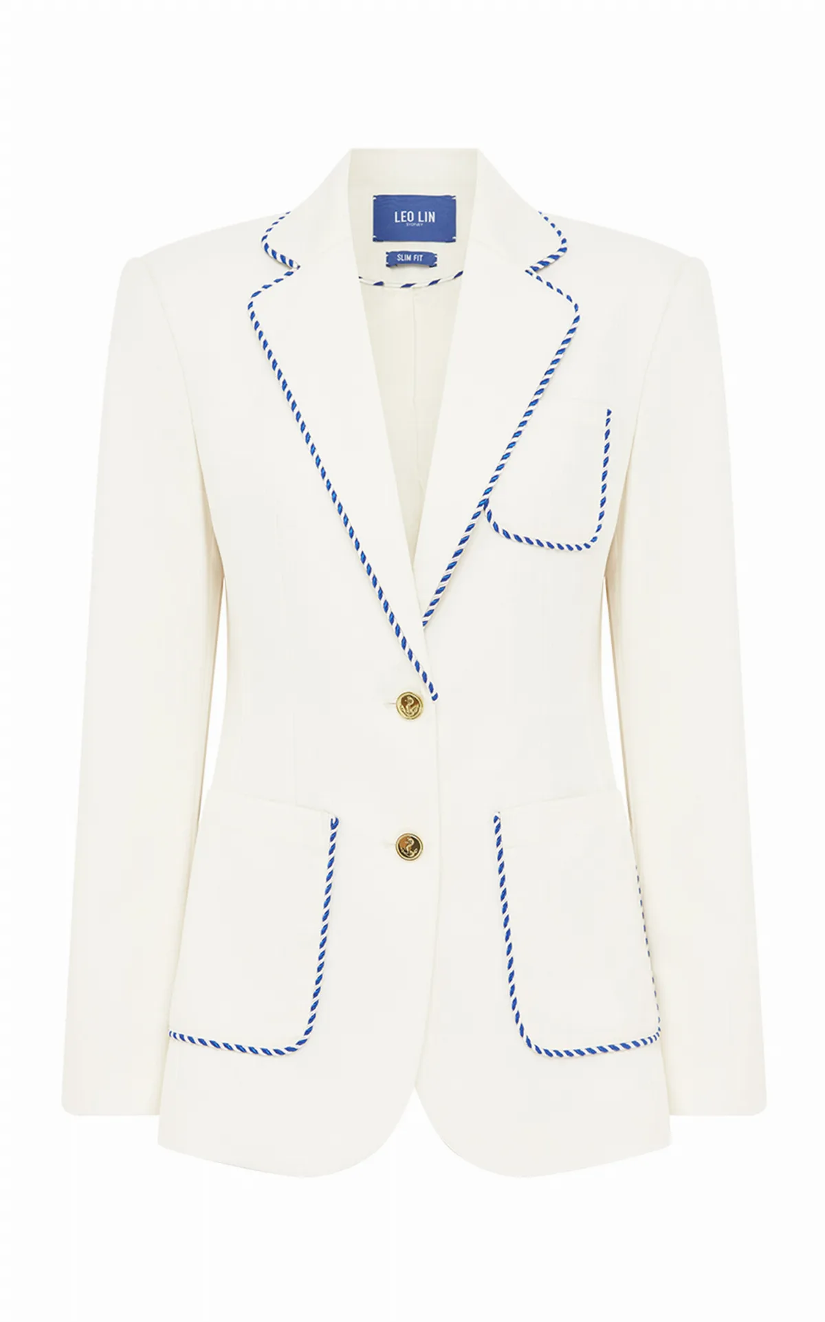 Jillian Wool-Blend Blazer by Leo Lin