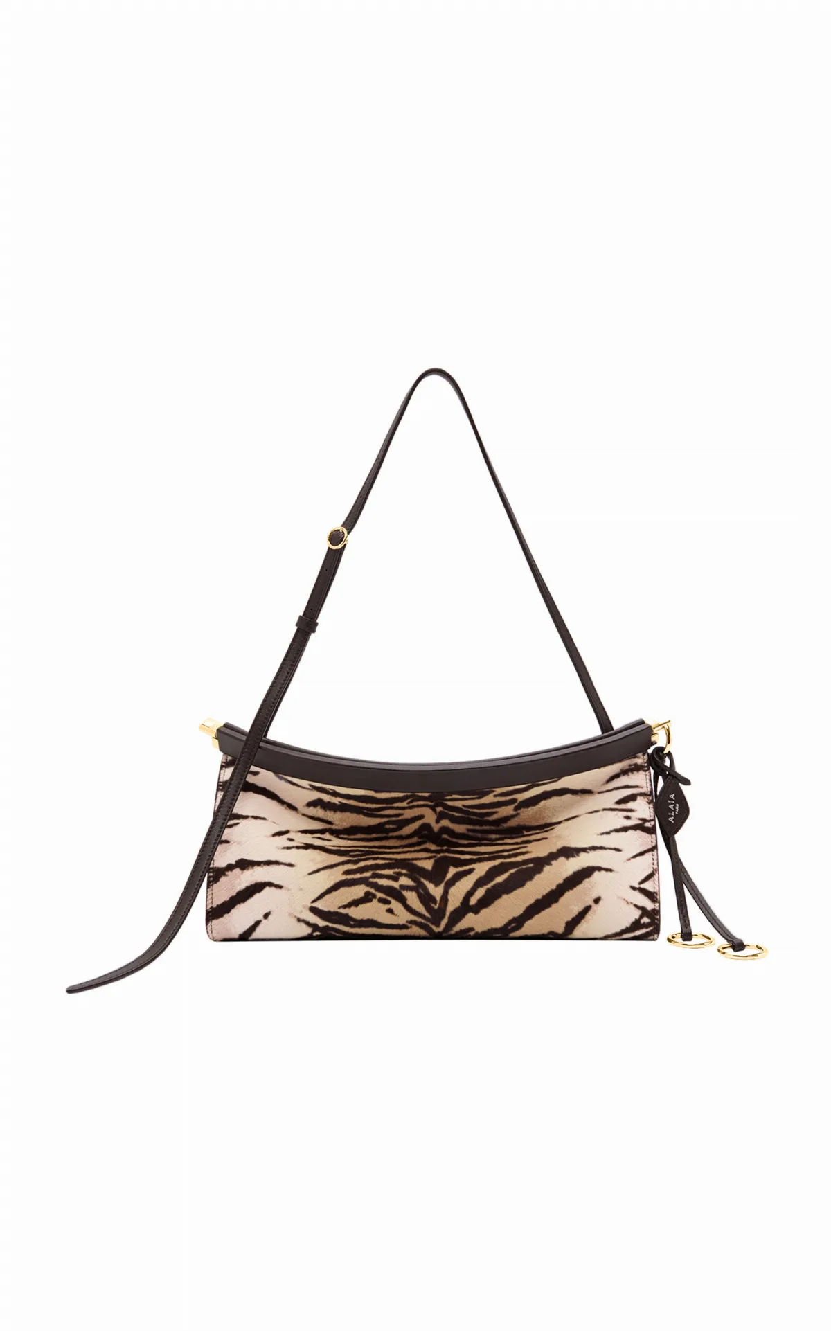 Le Click Medium Pony Hair E/W Shoulder Bag by ALAA