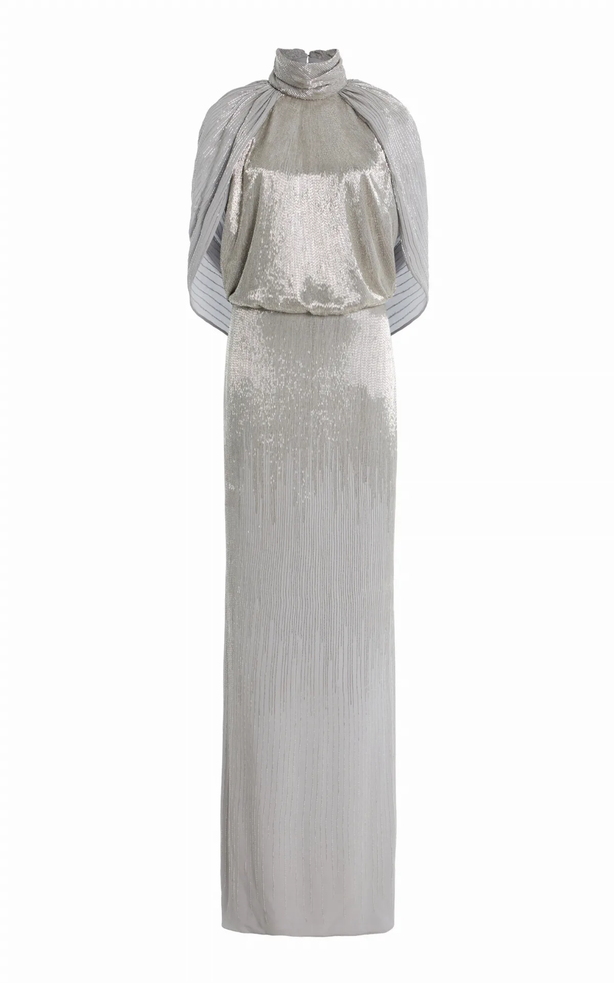 Draped Silk Gown