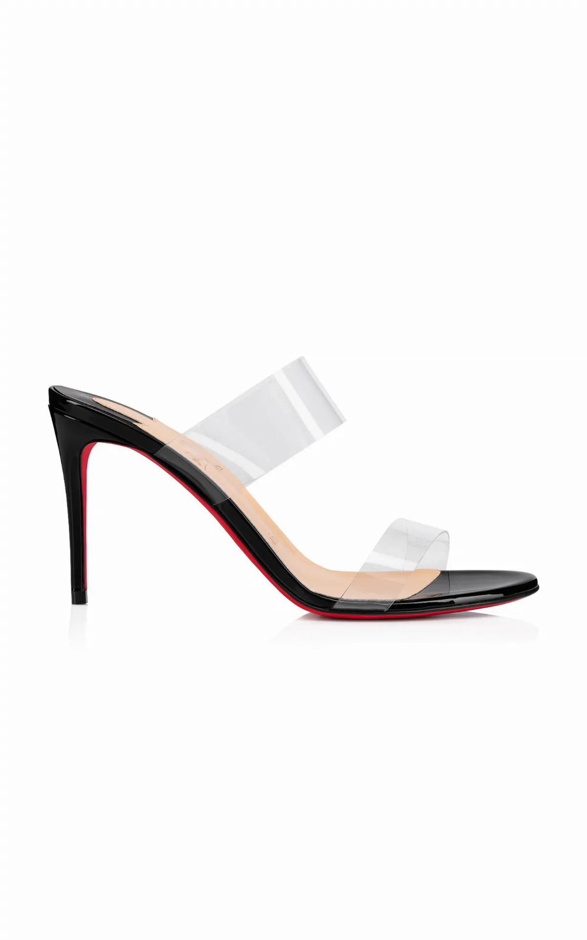 Just Nothing 85mm Patent PVC Sandals