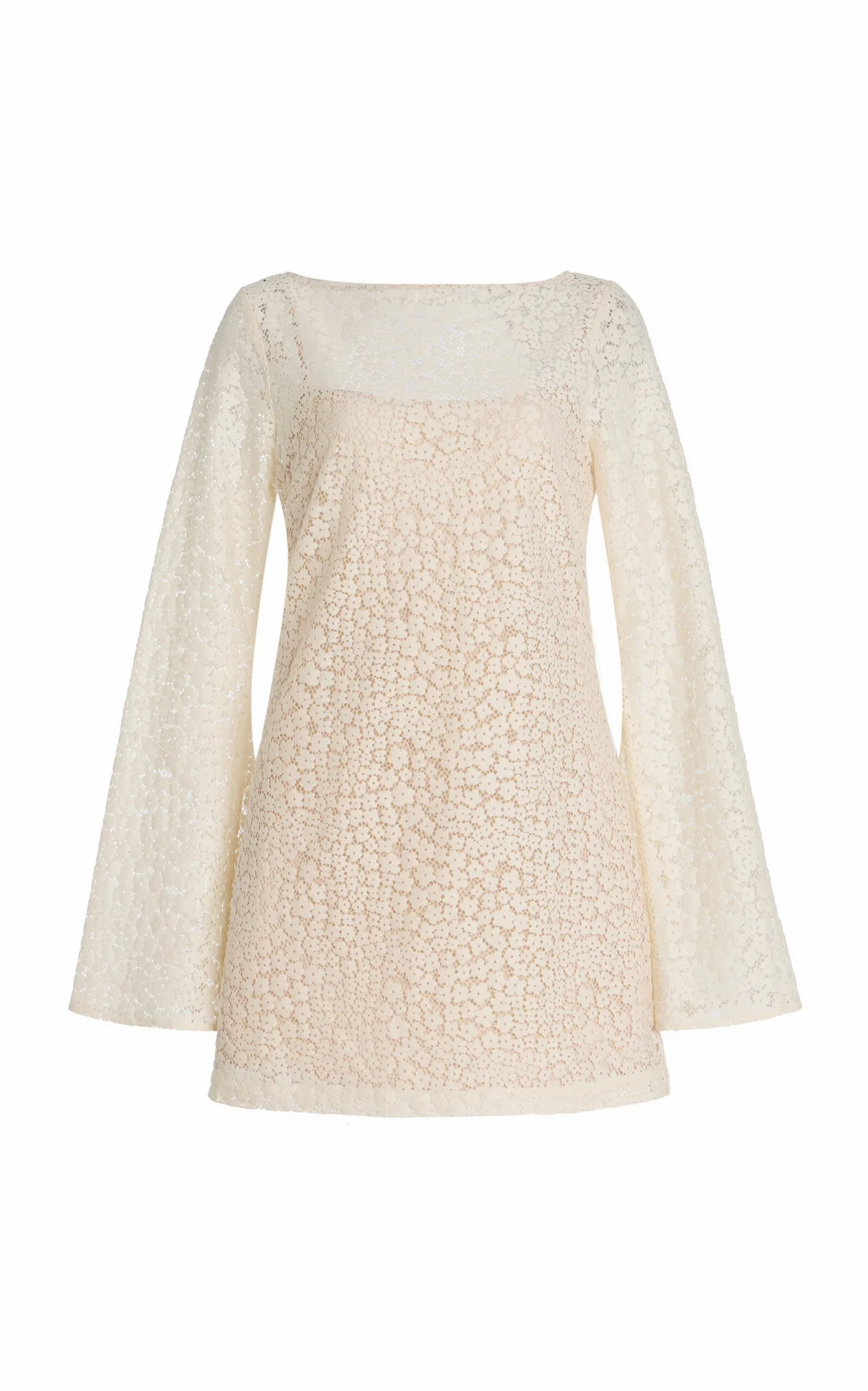 Maya Crocheted Cotton-Blend Mini Dress