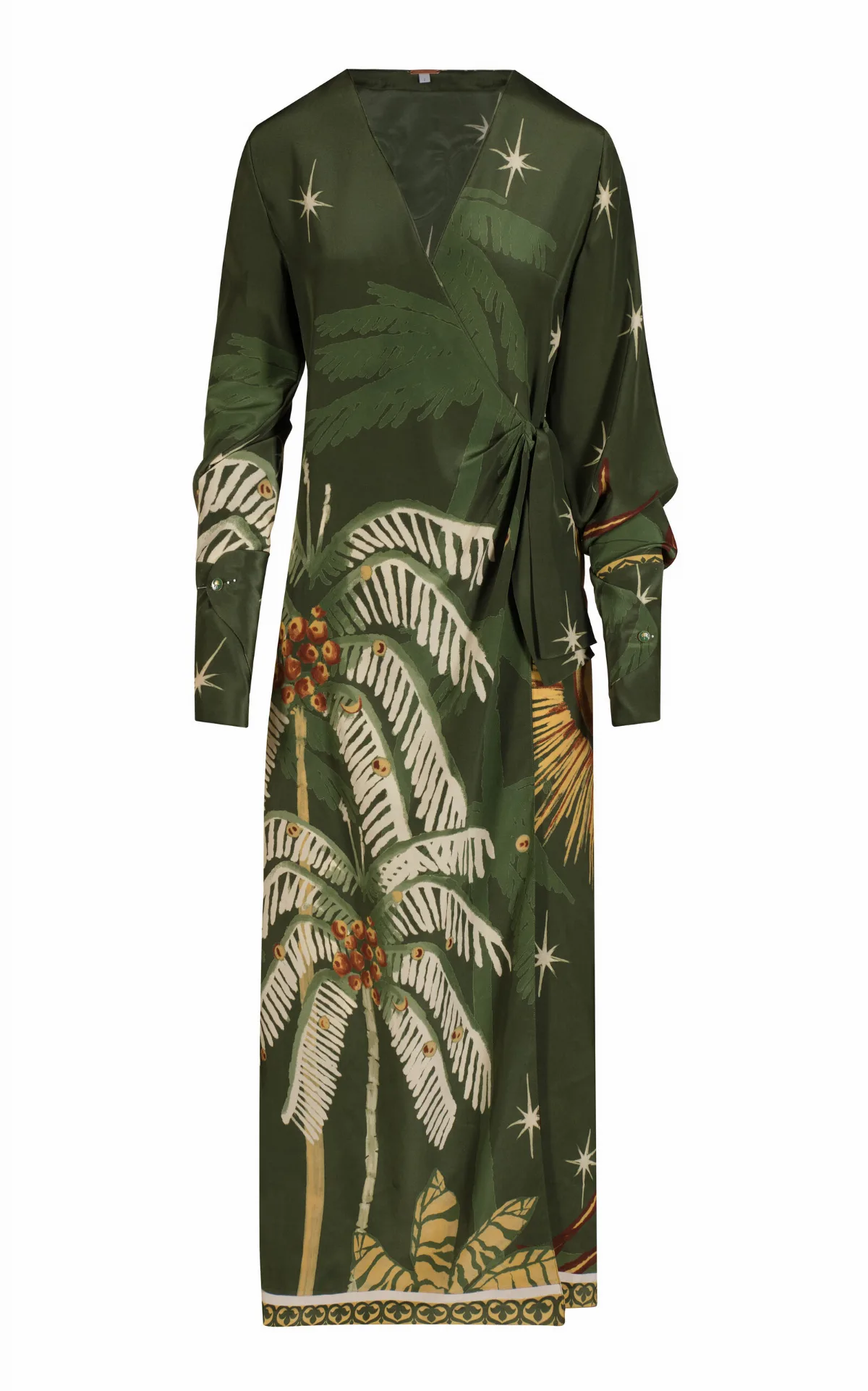 Eternity Begins Silk Wrap Dress