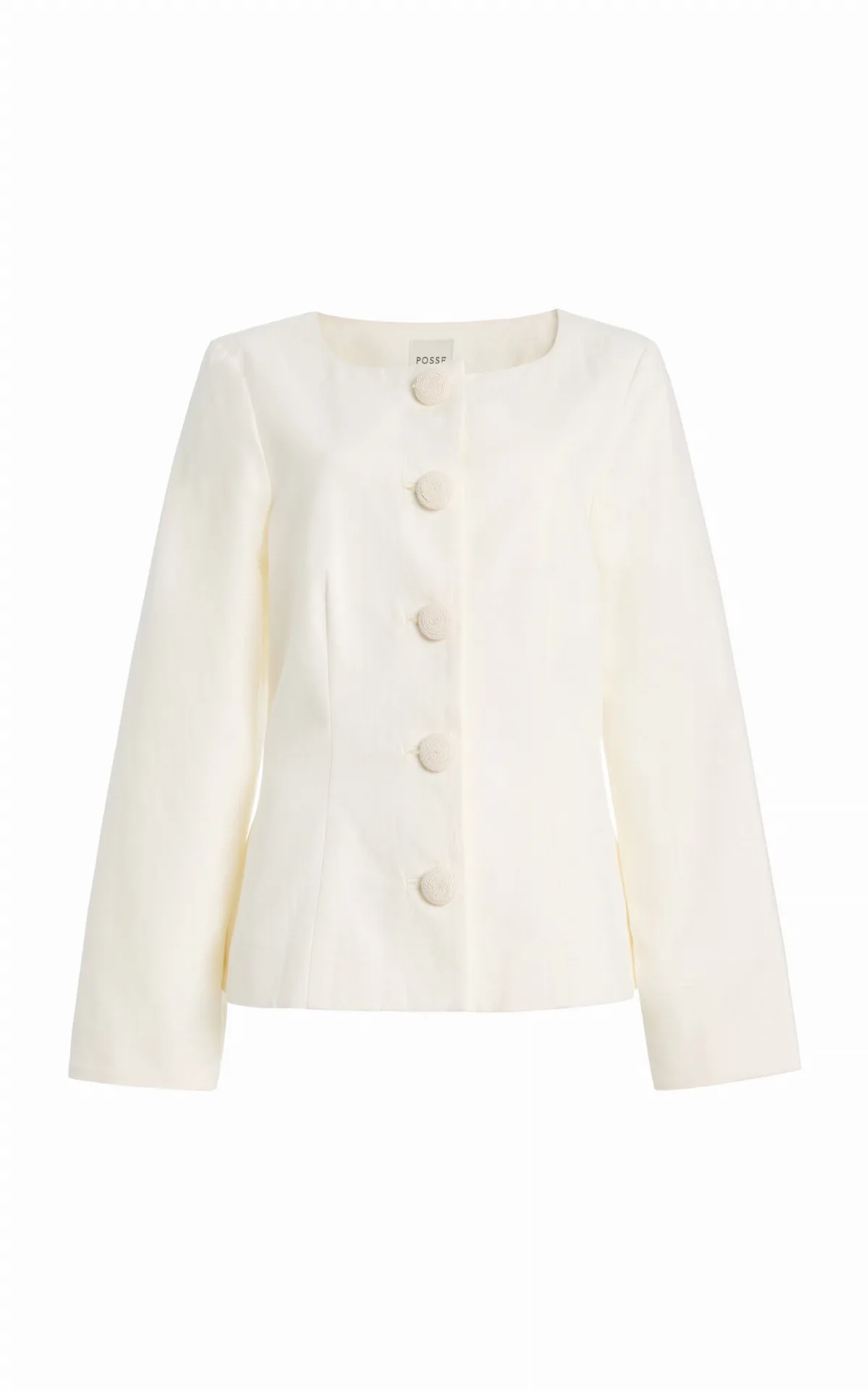 Exclusive Heidi Cotton-Linen Jacket
