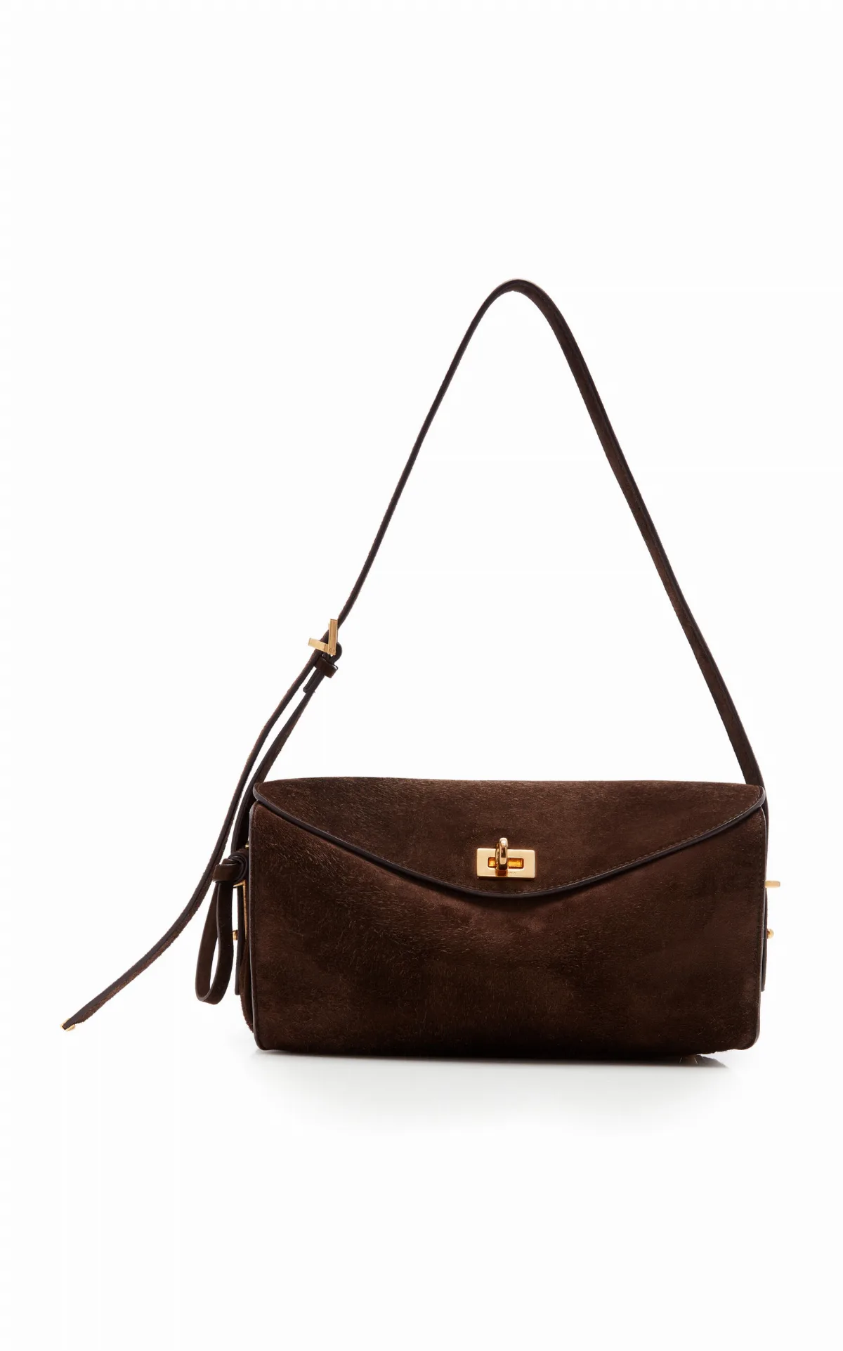 Paris VII Medium Suede Shoulder Bag