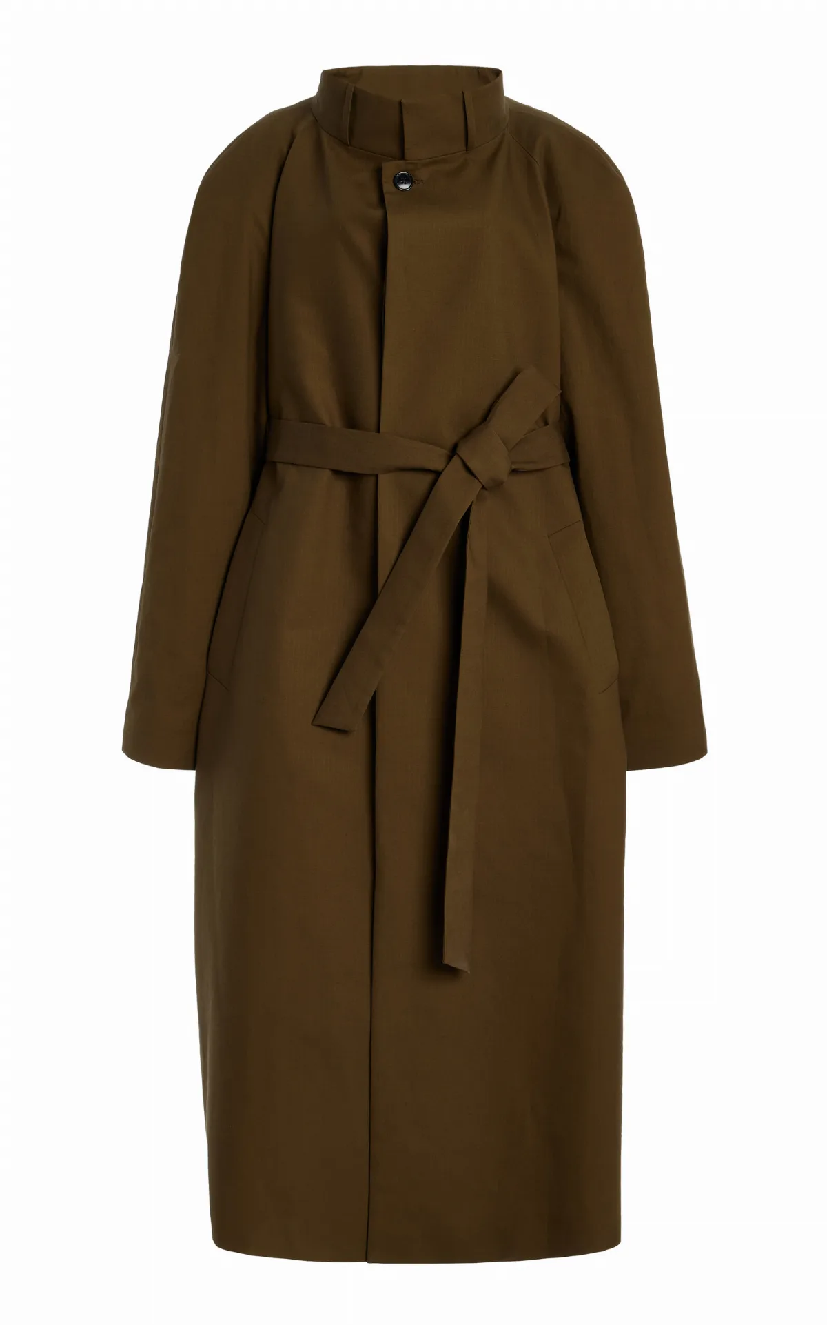 Convertible Cotton Trench Coat