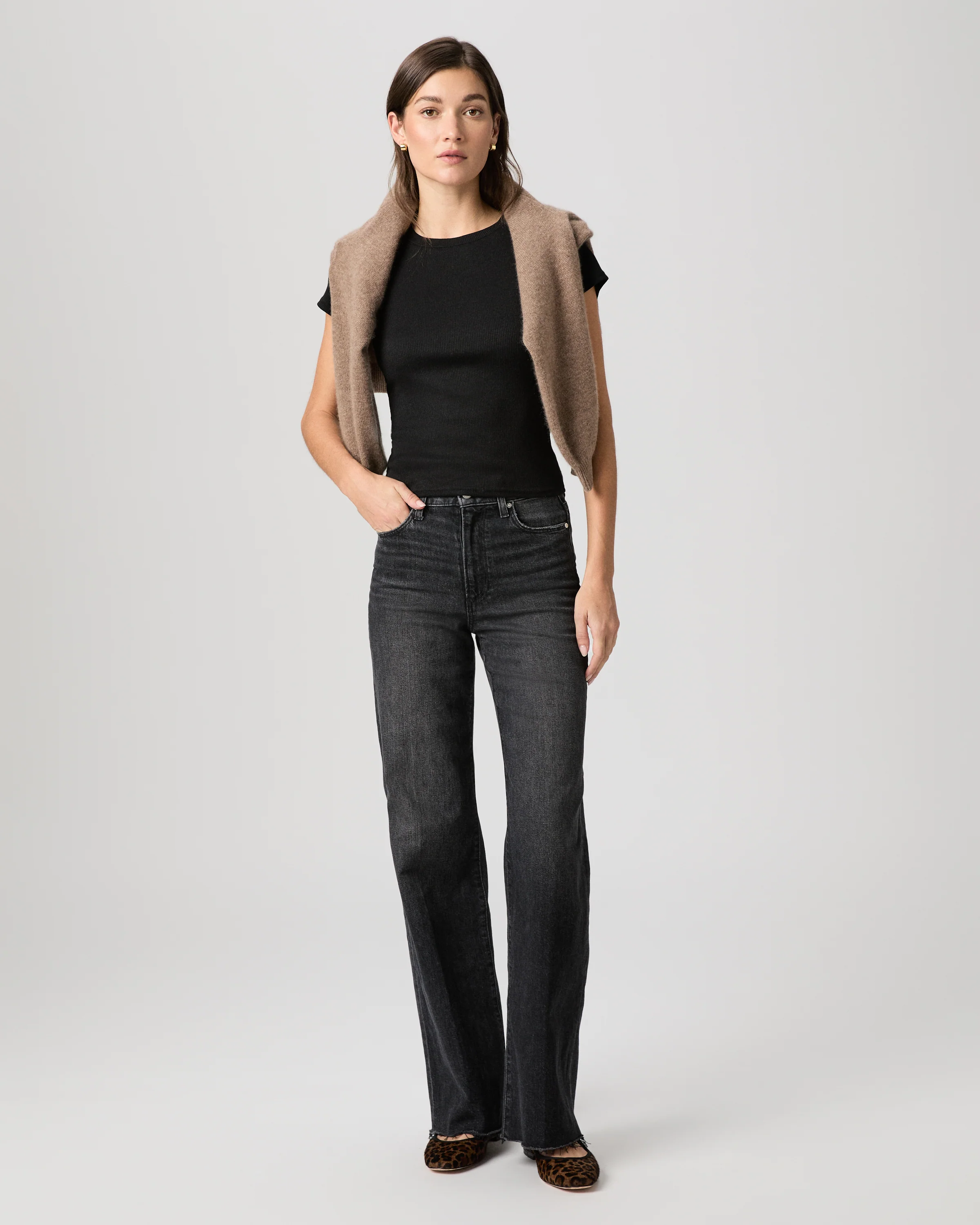 Anessa 31 Inch Wide Leg Jean
