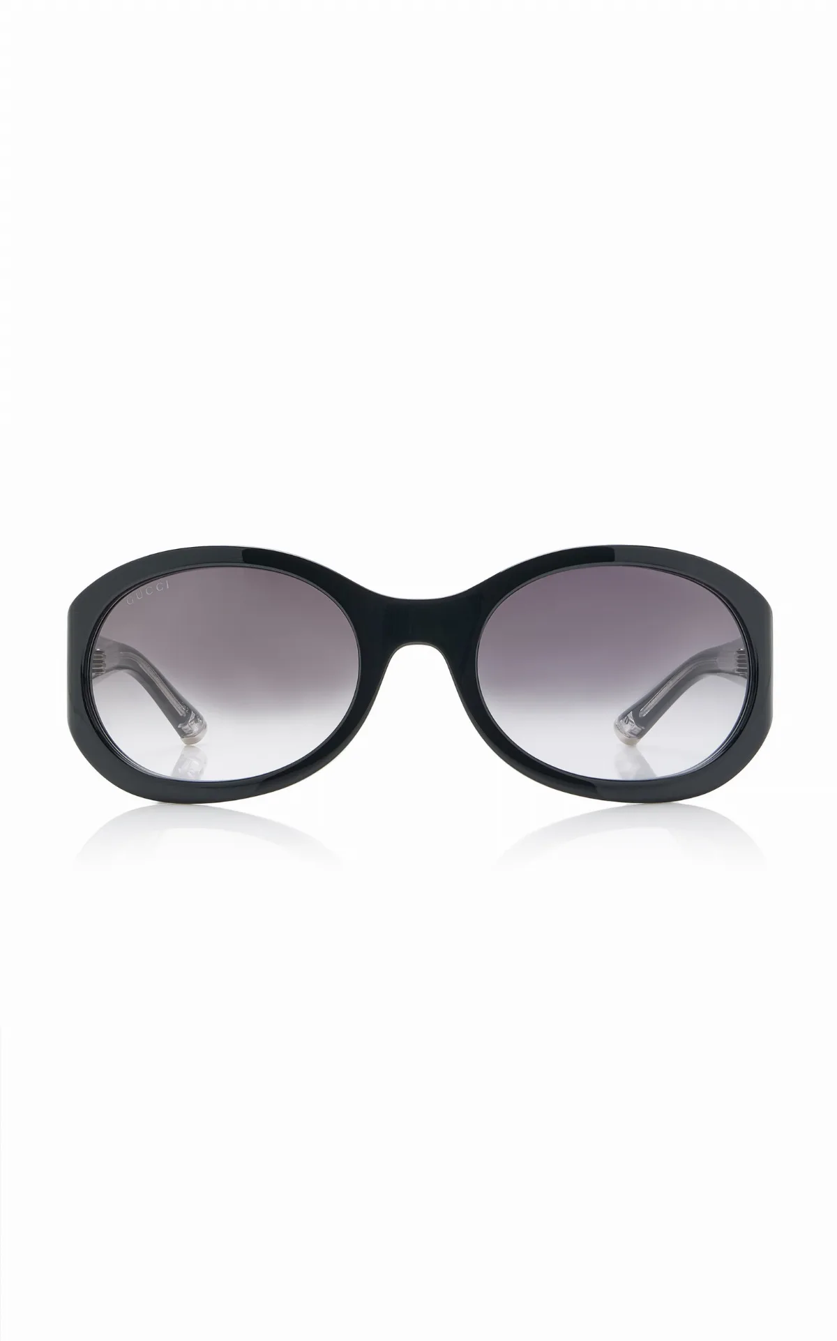 Round-Frame Acetate Sunglasses