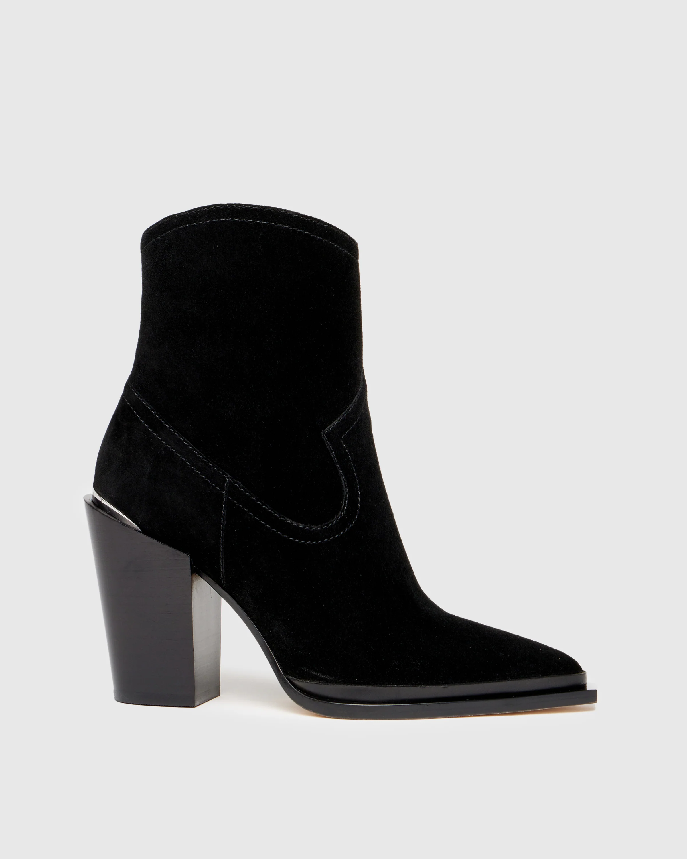 Posey Boot - Black Suede