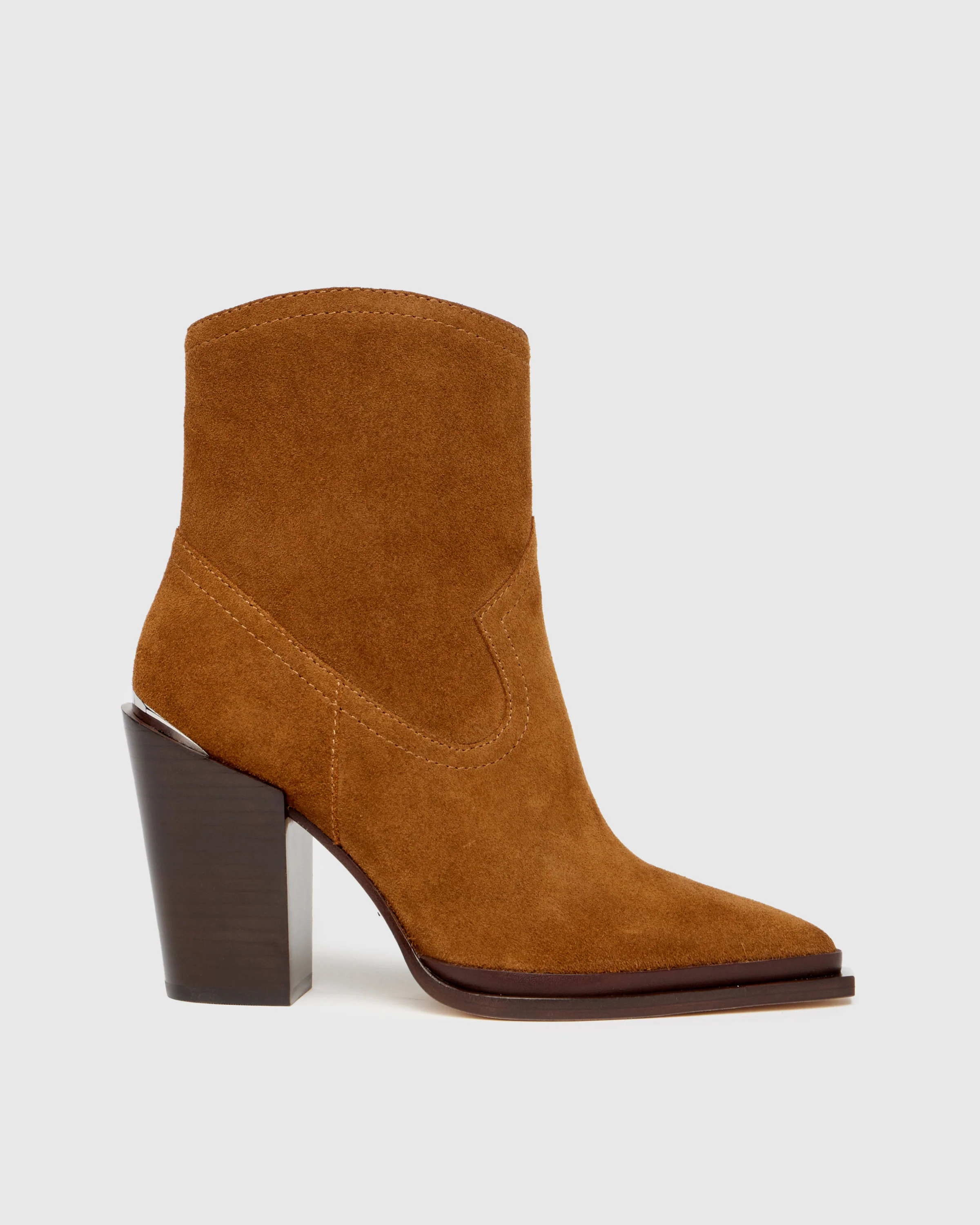 Posey Boot - Chestnut Suede
