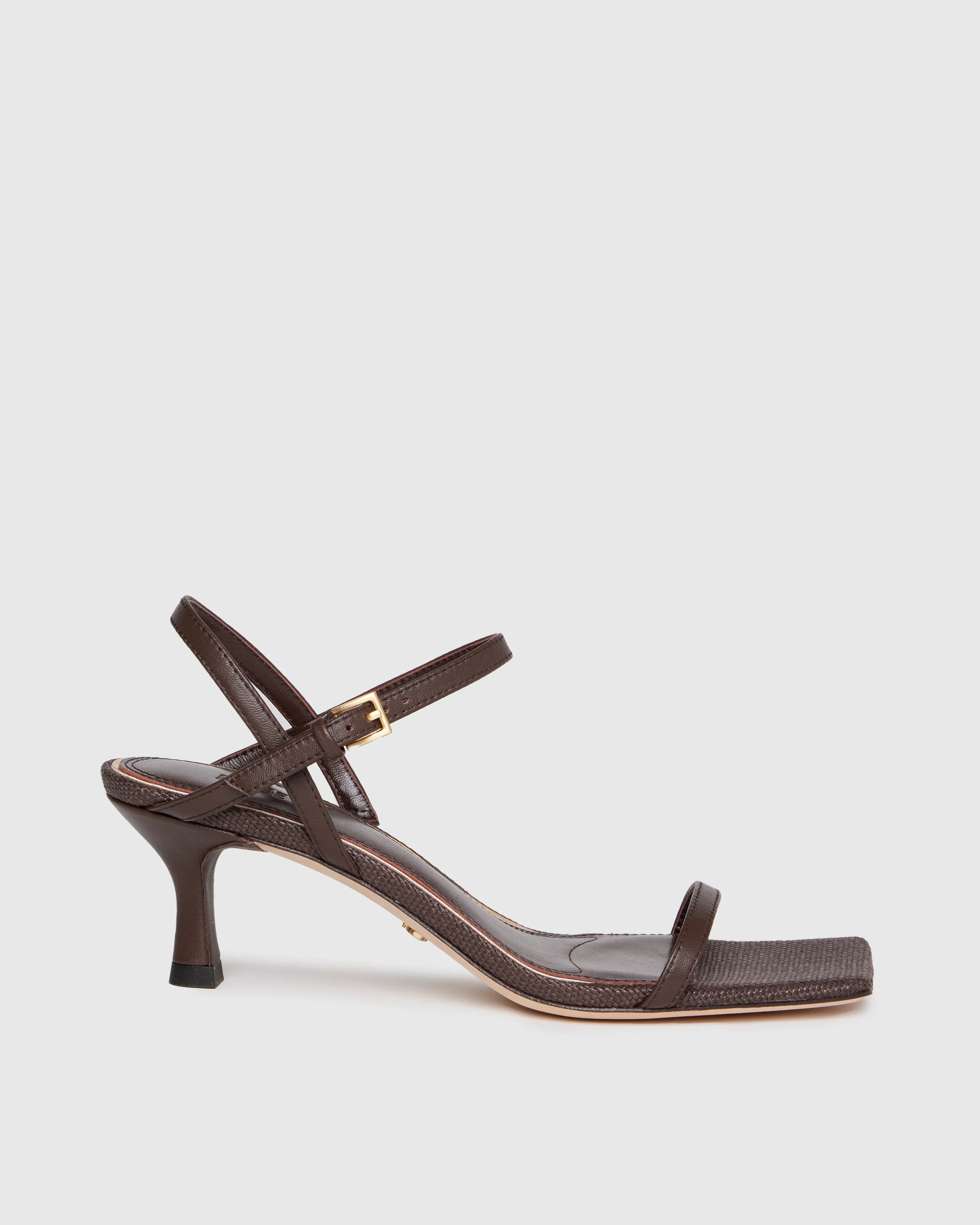 Ella Sandal - Coffee Leather
