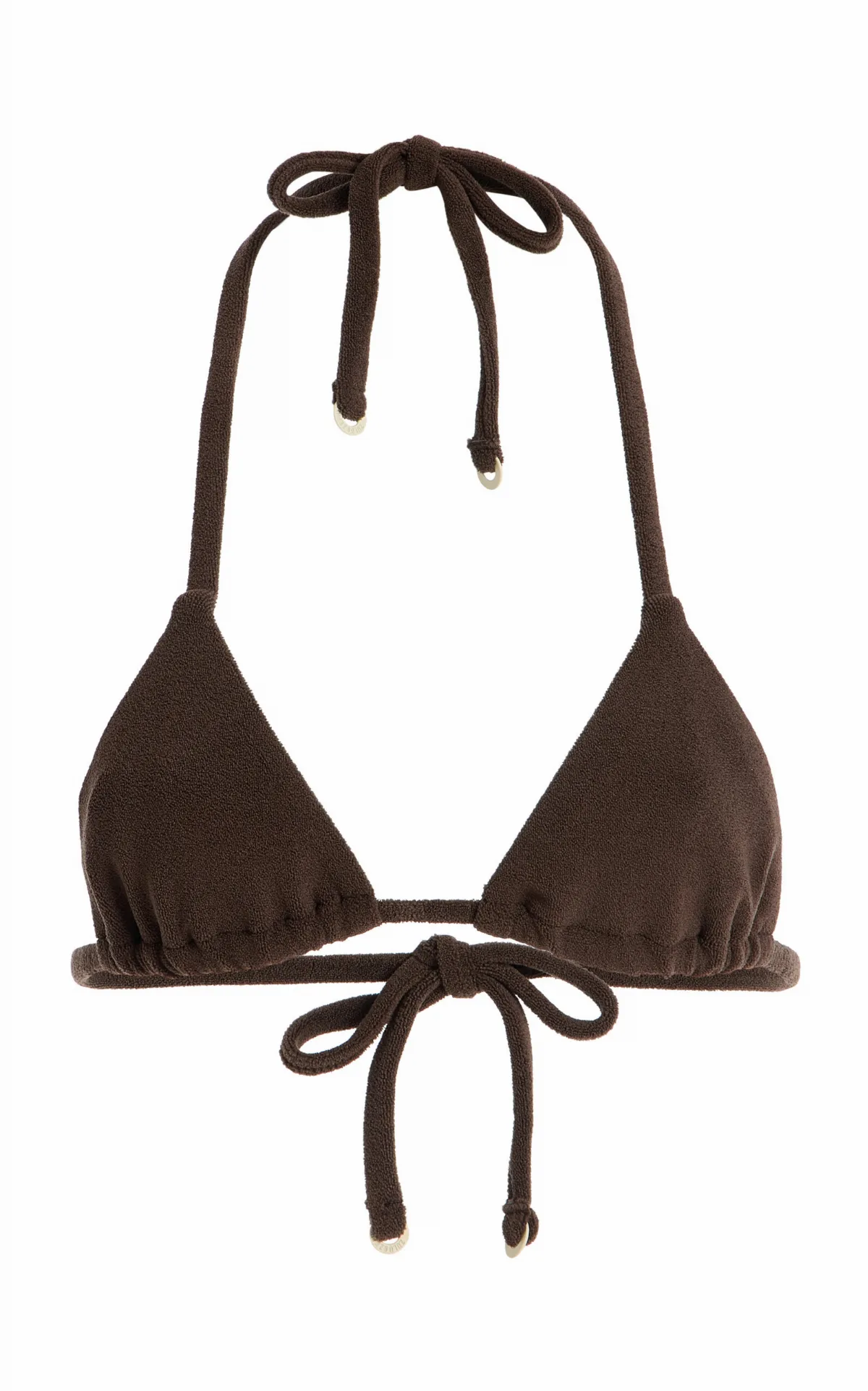 Towelling Triangle Bikini Top