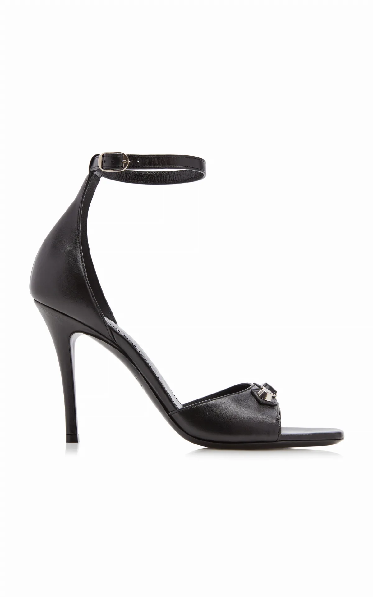 City Heeled Leather Sandals