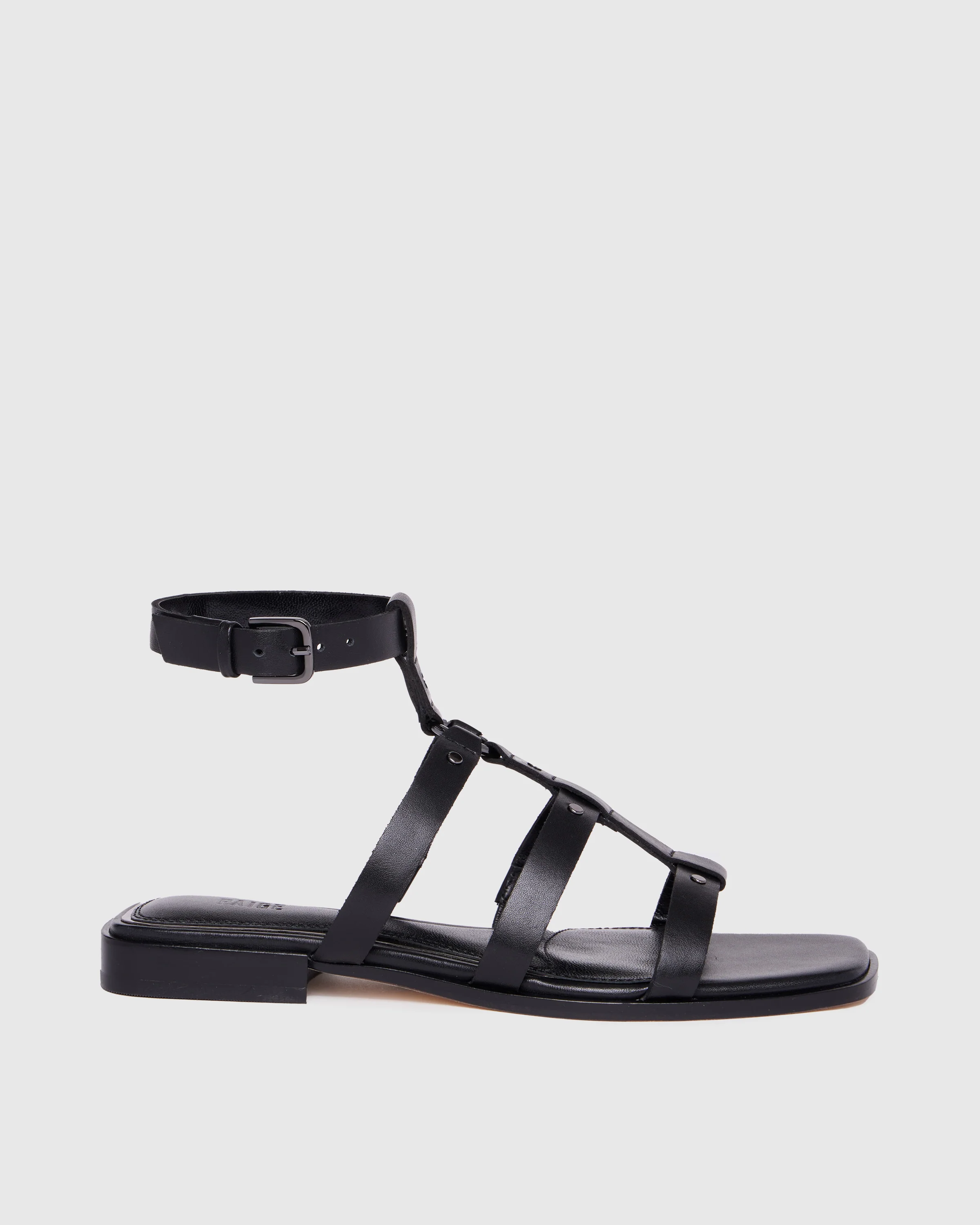 Ryland Sandal - Black Leather