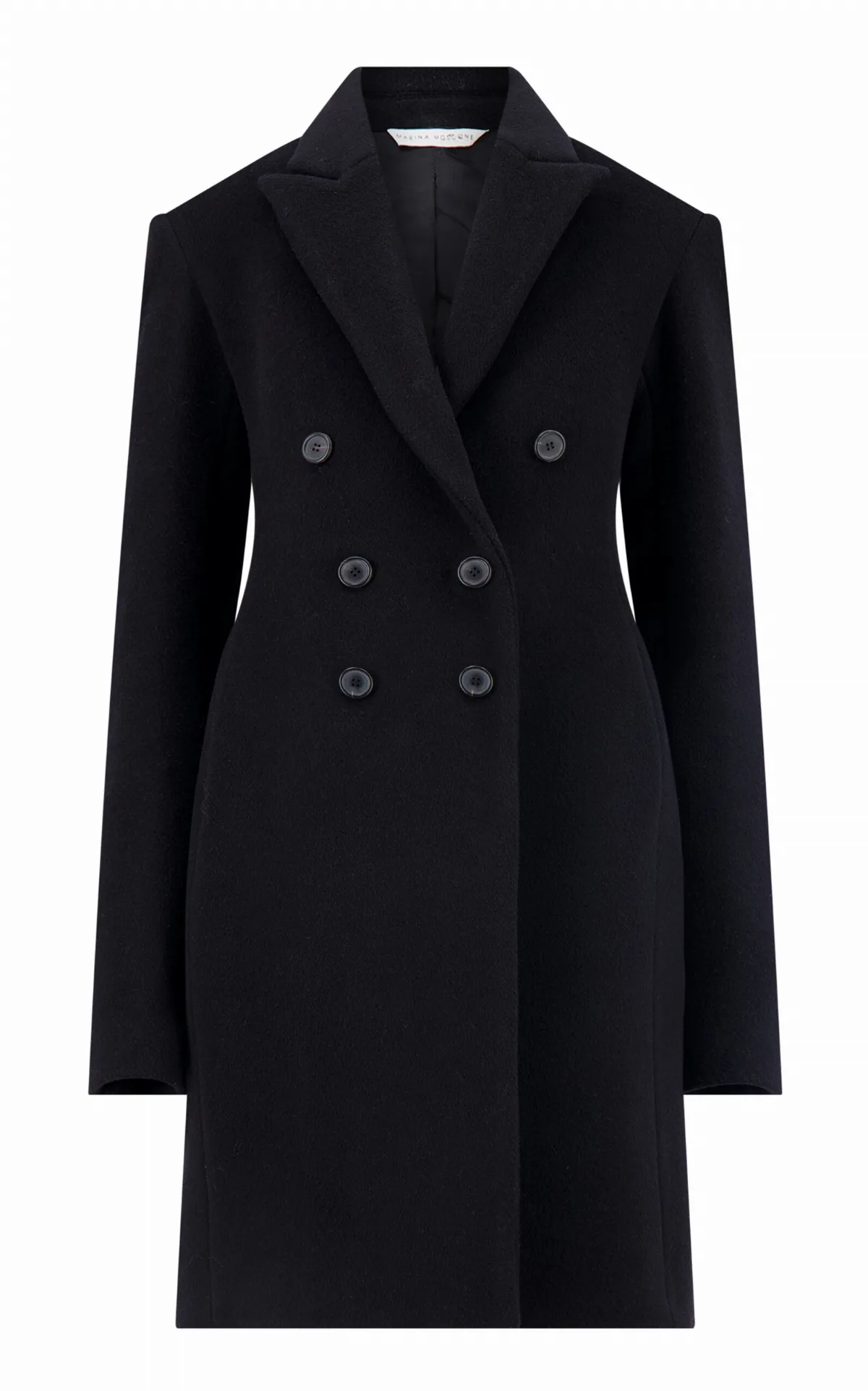 Wool Basque Tailored Overcoat