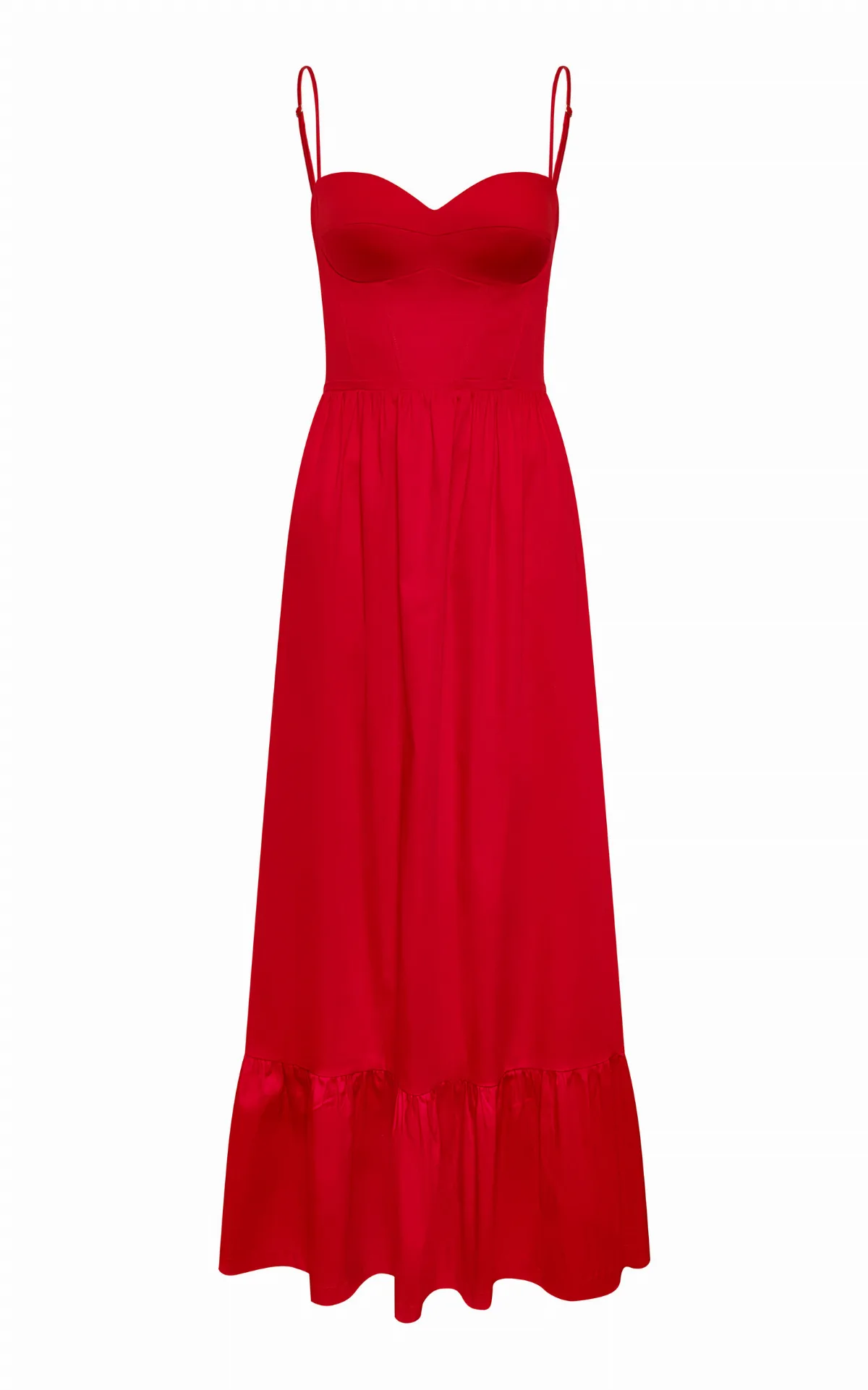 Conocerte Bustier Cotton Maxi Dress