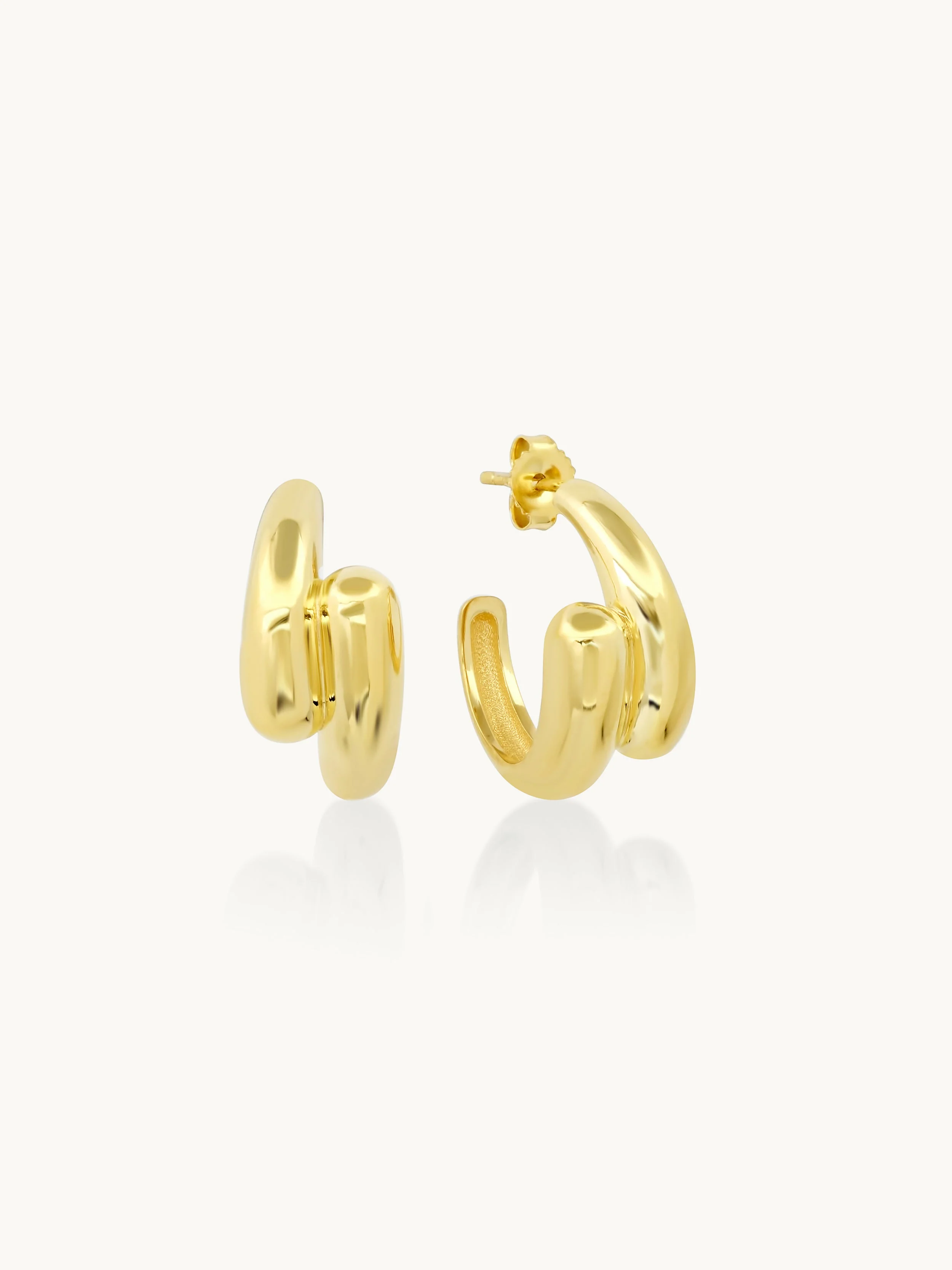 Small Double Dome Hoops