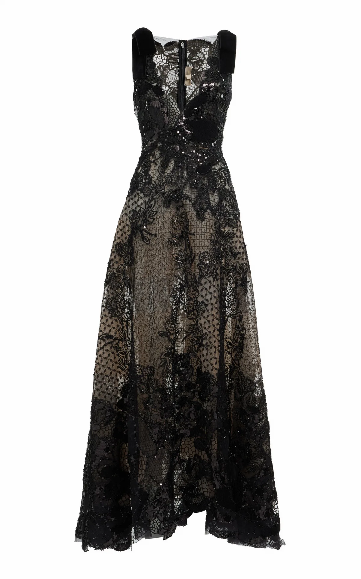Cotton-Silk Maxi Dress