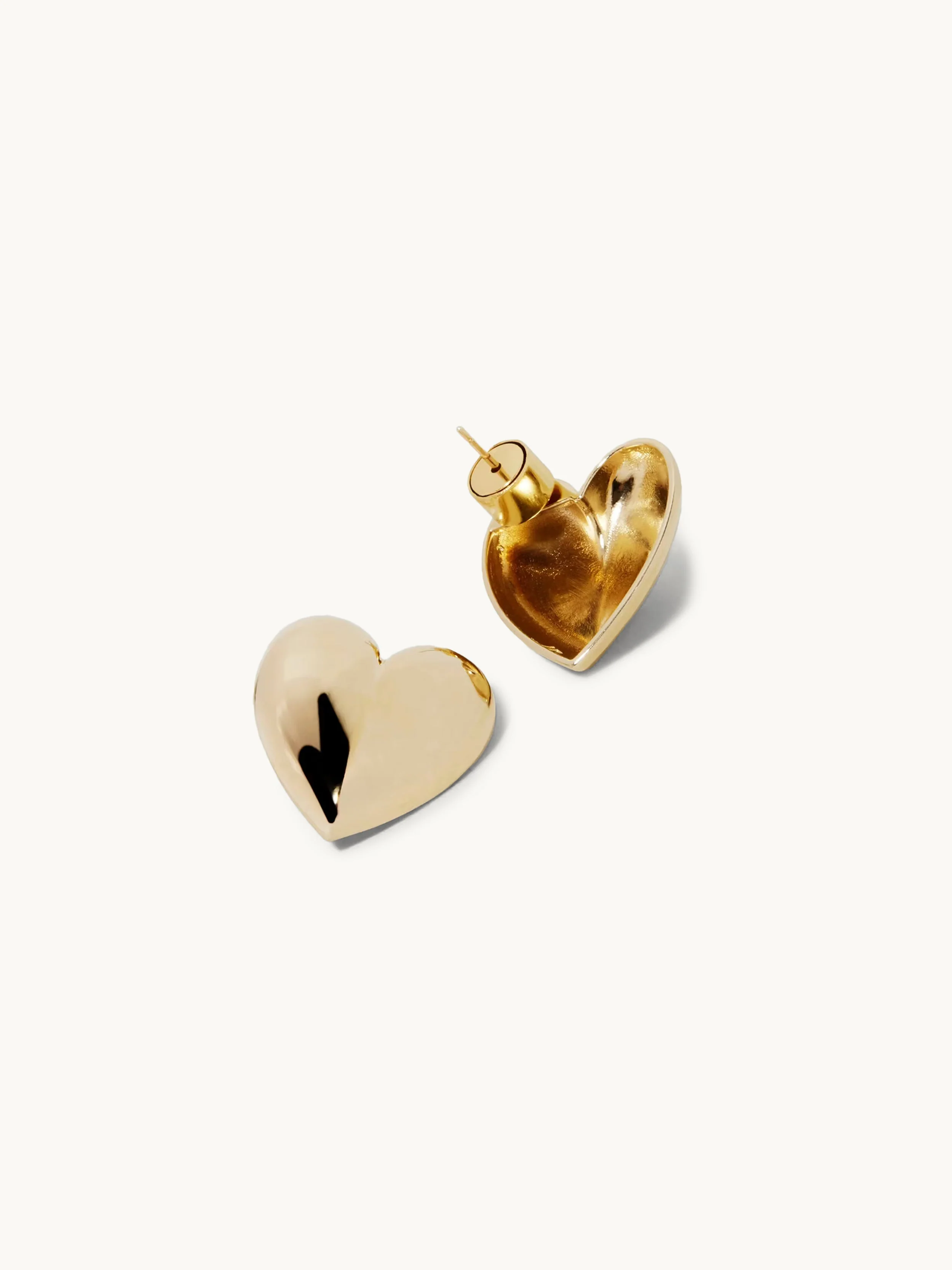 Small Puffy Heart Earrings