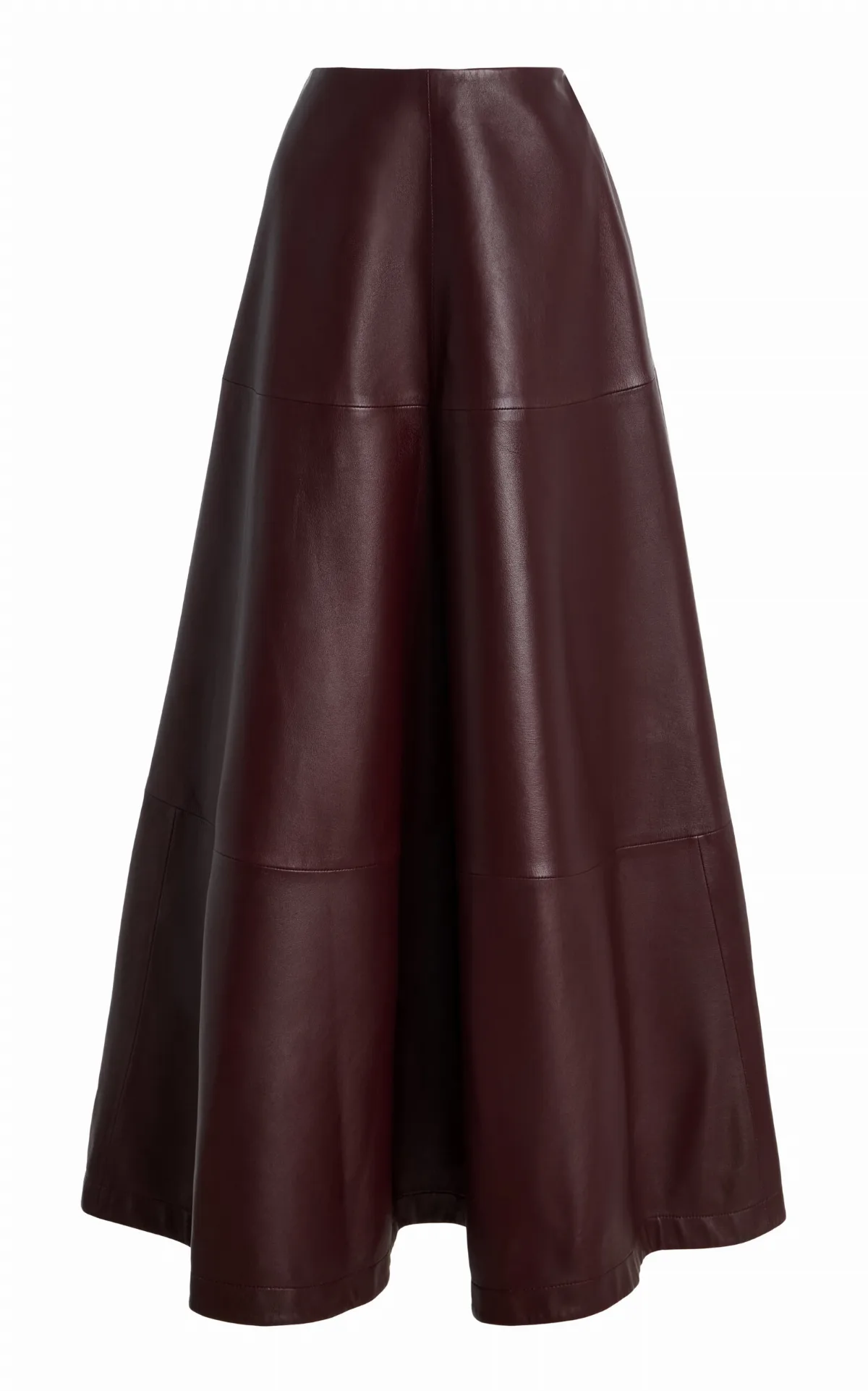 Varda Leather Maxi Skirt