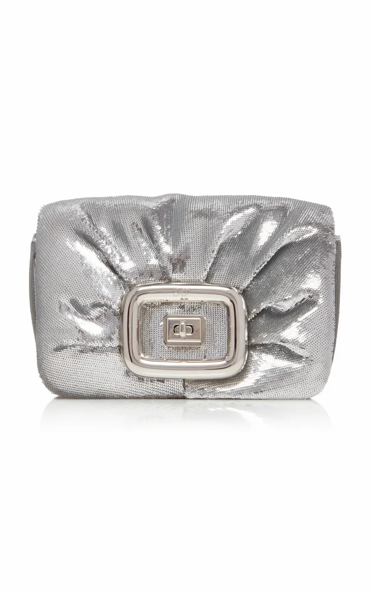 Viv Choc Sequined Leather Mini Bag