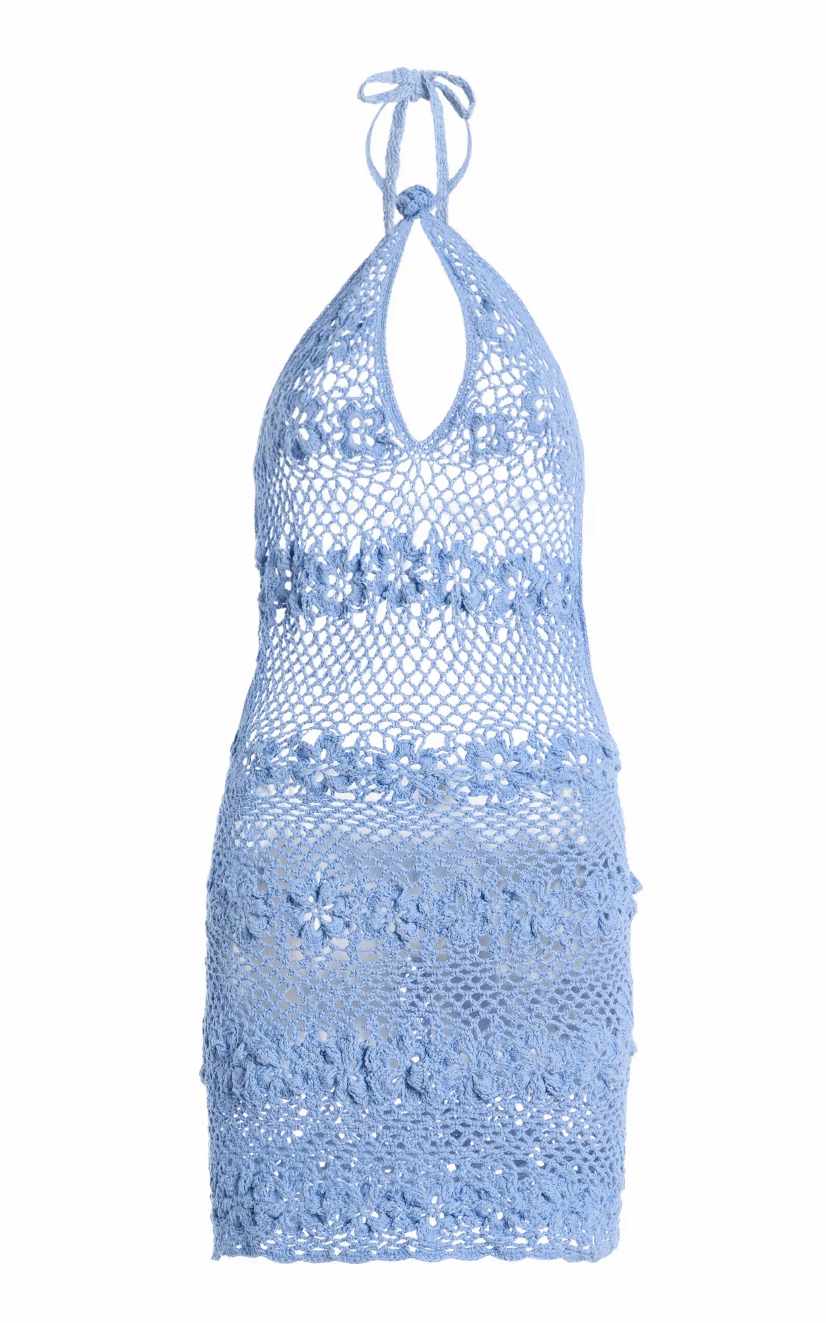 Kusuma Crocheted Cotton Mini Dress