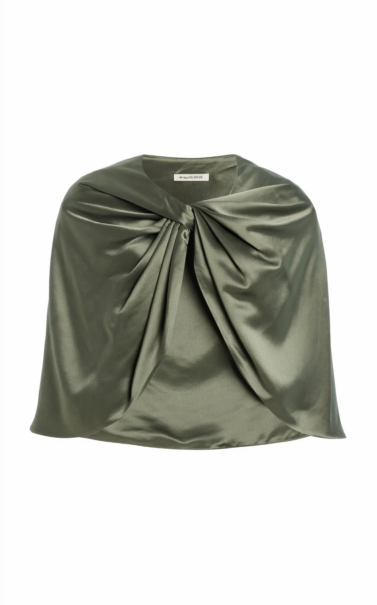Pinlos Draped Satin Cape
