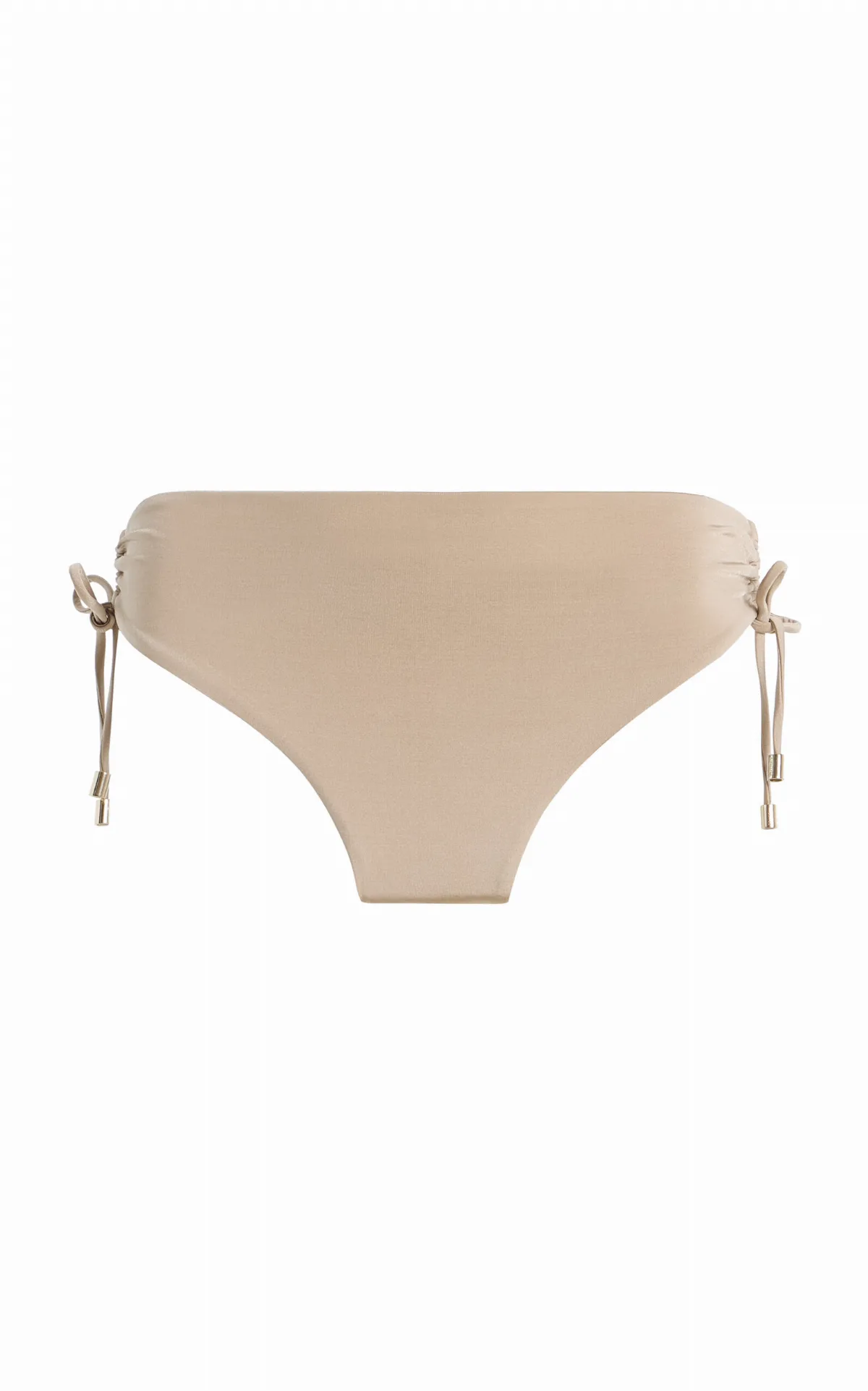 Shiny Jersey High-Rise Bikini Bottom