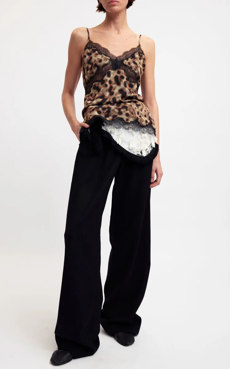 Romano Wool-Blend Straight-Leg Pants by 16Arlington