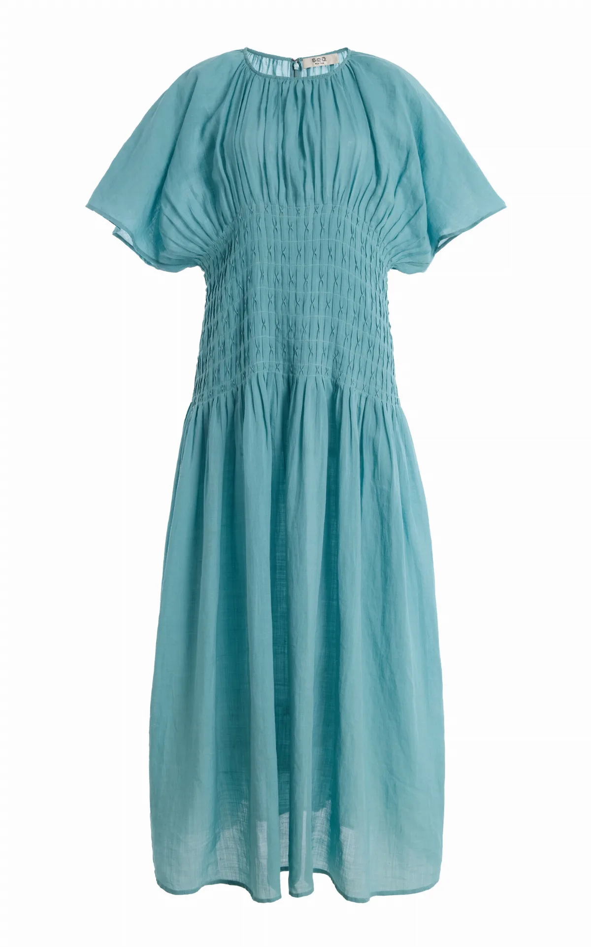 Violet Cotton Maxi Dress
