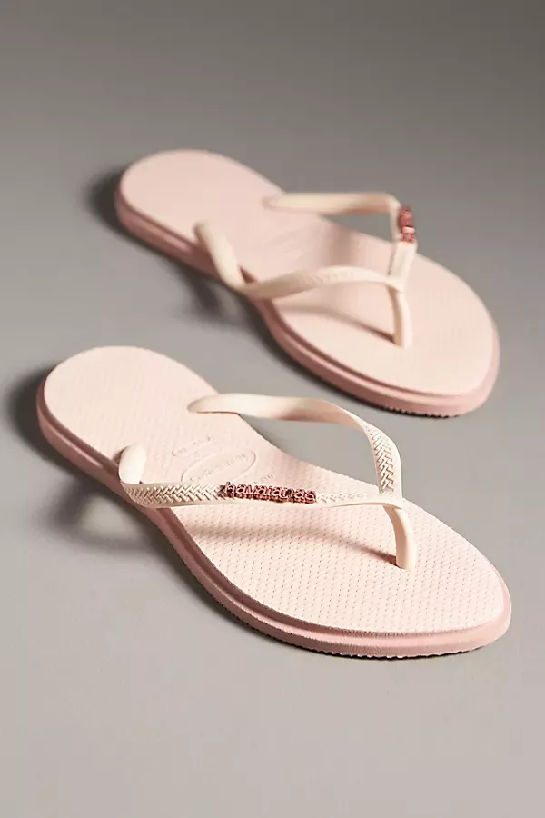 Slim Point Thong Sandals