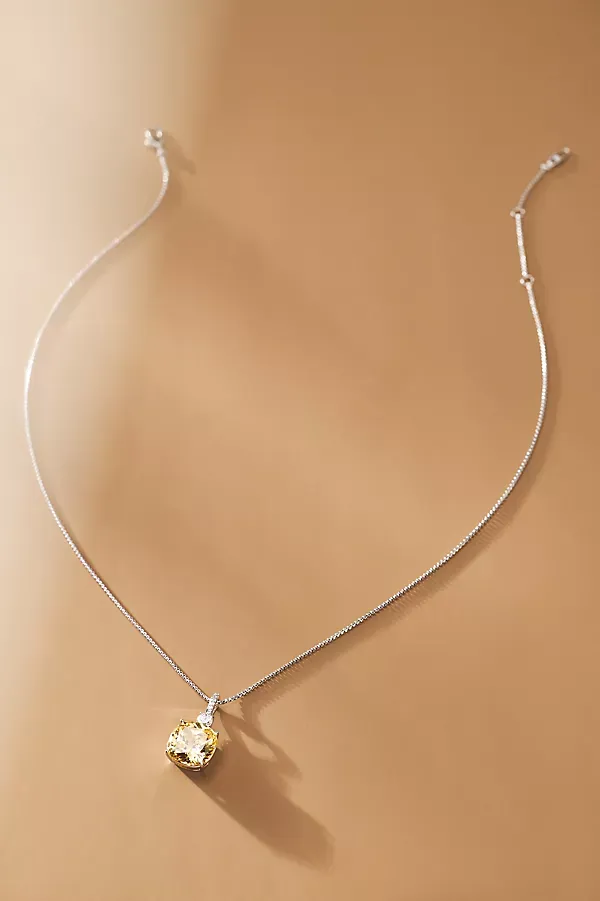 Macaron Yellow Pendant Necklace