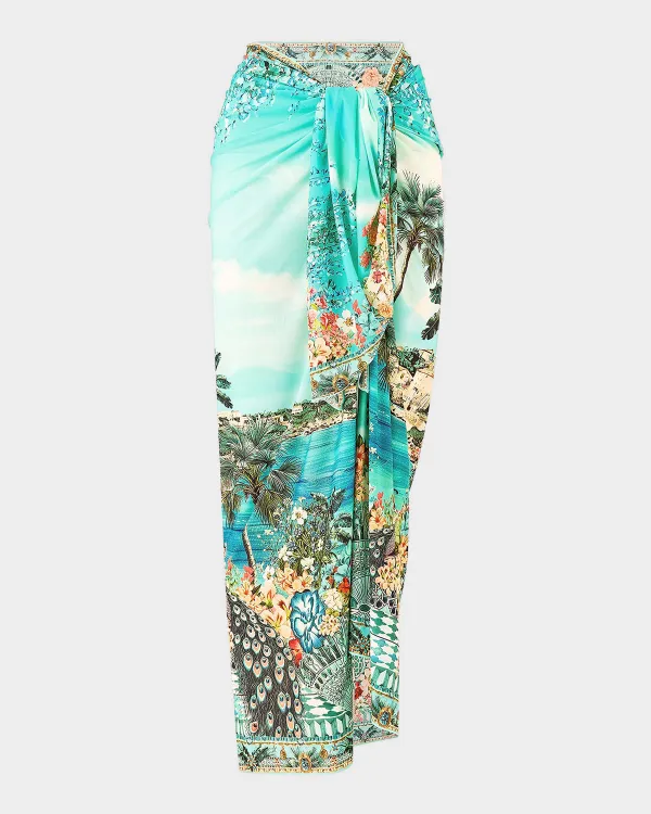 Bebe Multiwear Long Sarong Coverup