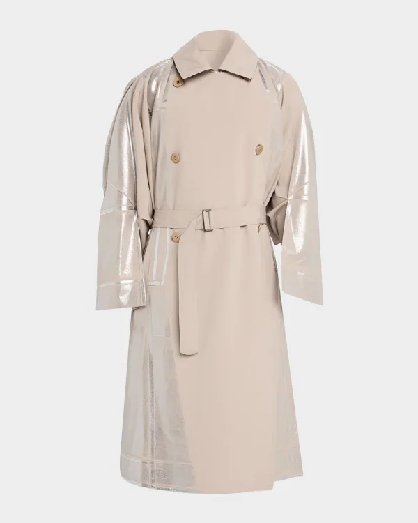 Ginto Flat Trench Coat
