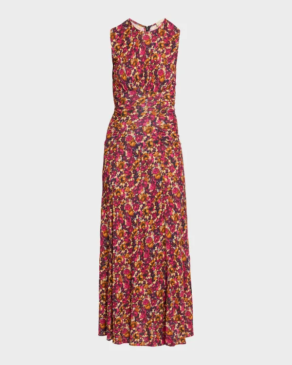Lana Printed Sleeveless Maxi Dress
