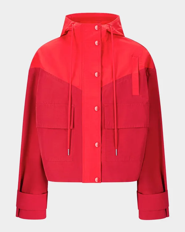 Alta Hooded Peplum Jacket