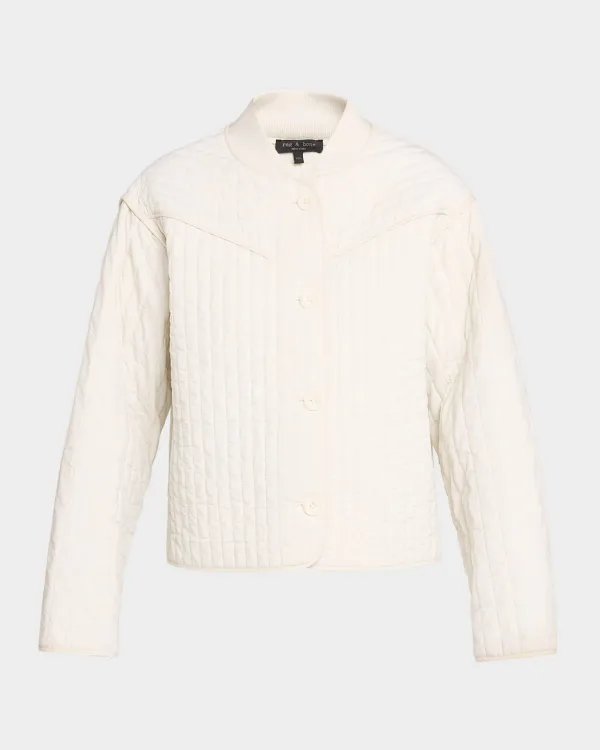 Margot Quilted Bomber Jacket