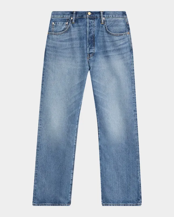 The Logan in Tokyo Light Medium Blue Jeans