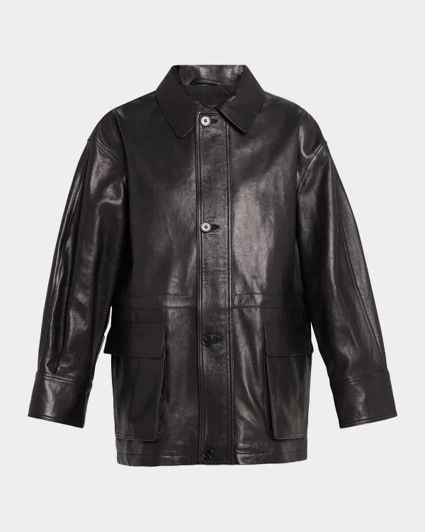Maeve Lambskin Leather Jacket