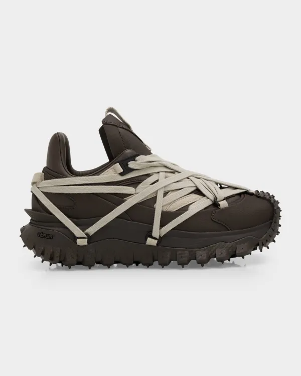 Rick Owens x Moncler Trailgrip Megalace Sneakers by Rick Owens