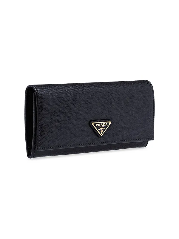 Large Saffiano Leather Wallet