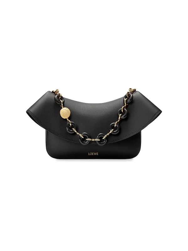 Ola Medium Leather Shoulder Bag by LOEWE