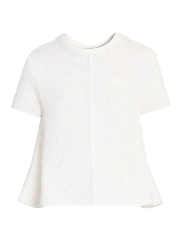 Boxy Mohair-Blend Sweater