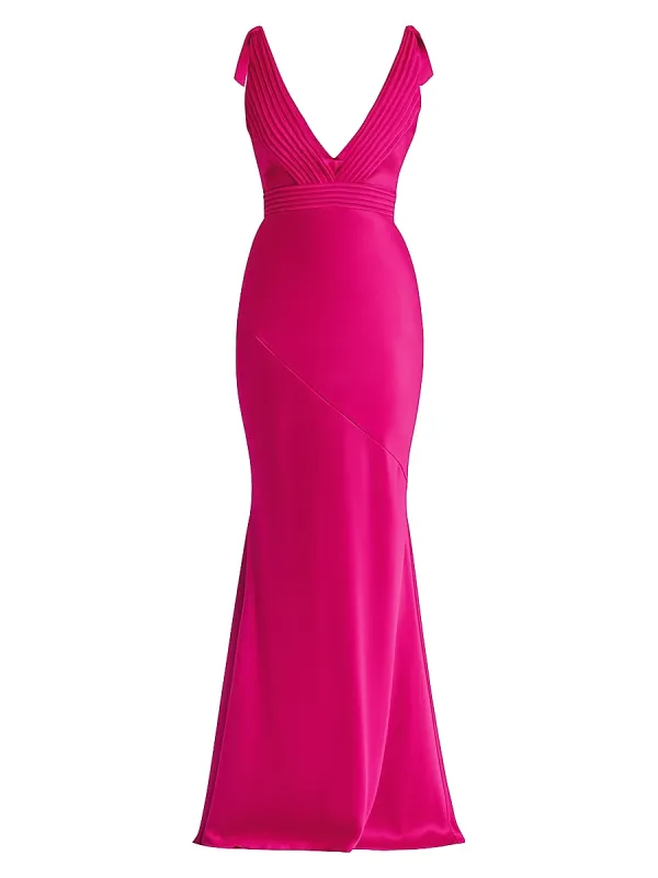 Signature Beloved Sleeveless Satin Gown
