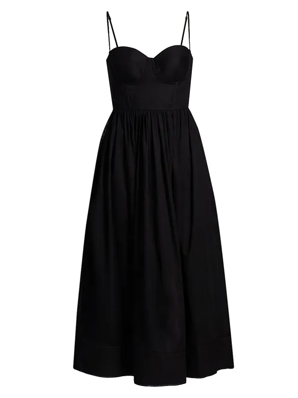 Rhiannon Corset Midi-Dress by Zimmermann